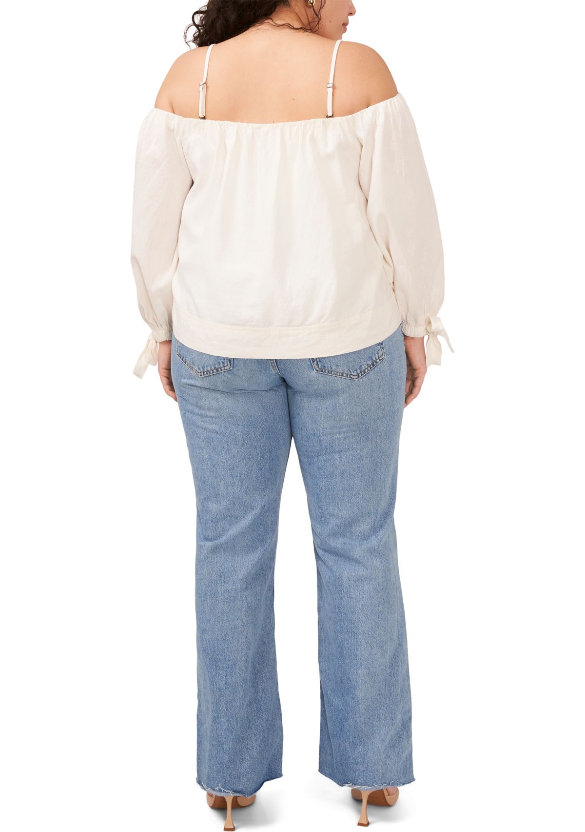 Plus Size Cold Shoulder Top