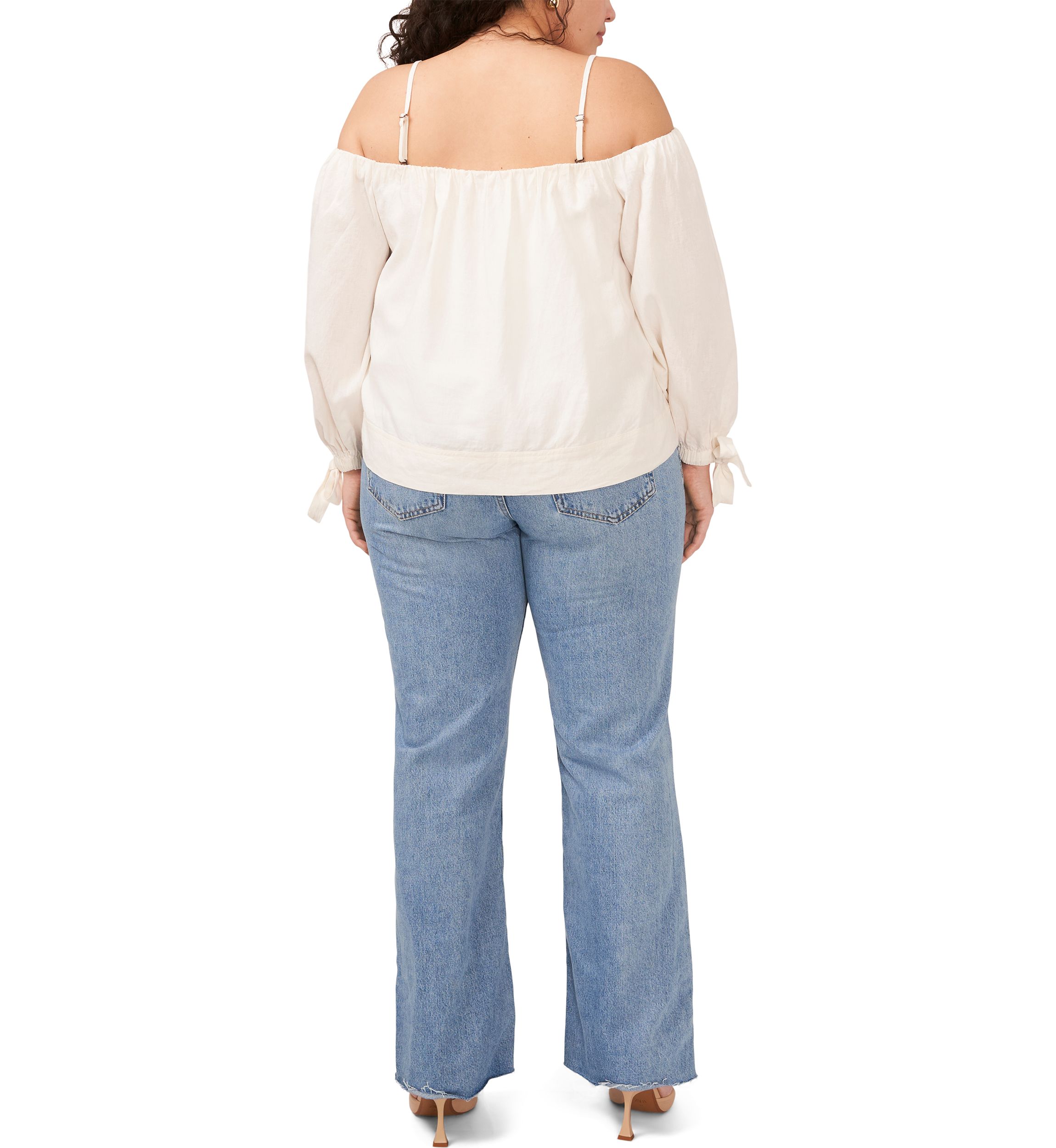 Plus Size Cold Shoulder Top