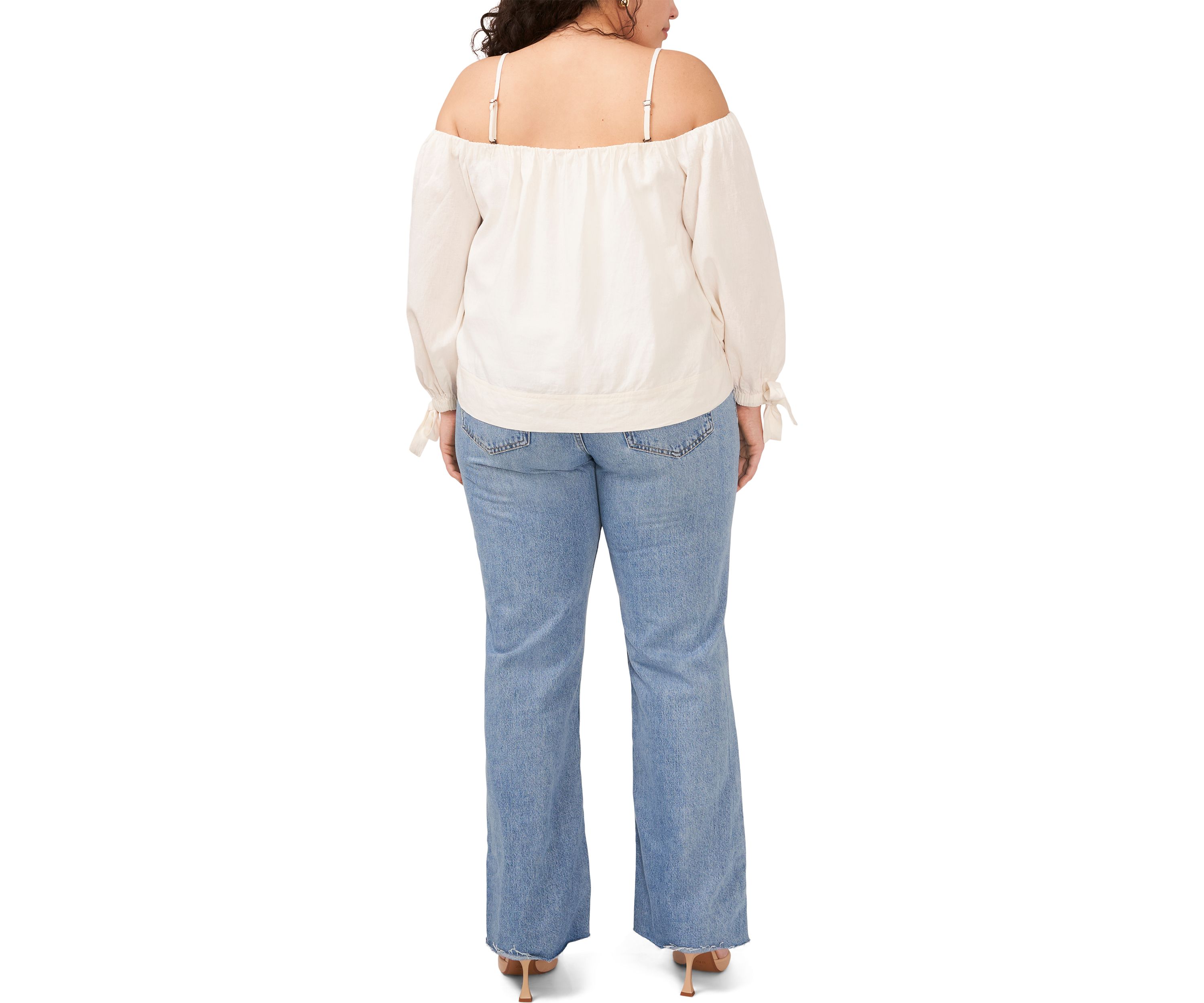 Plus Size Cold Shoulder Top