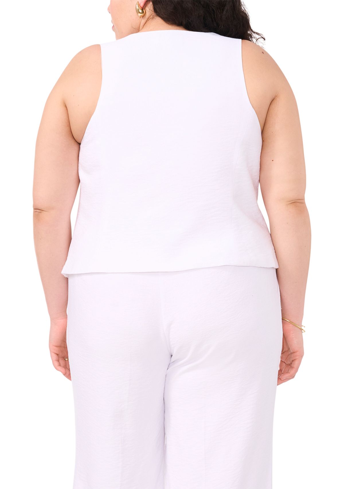 Plus Size Micro Vest