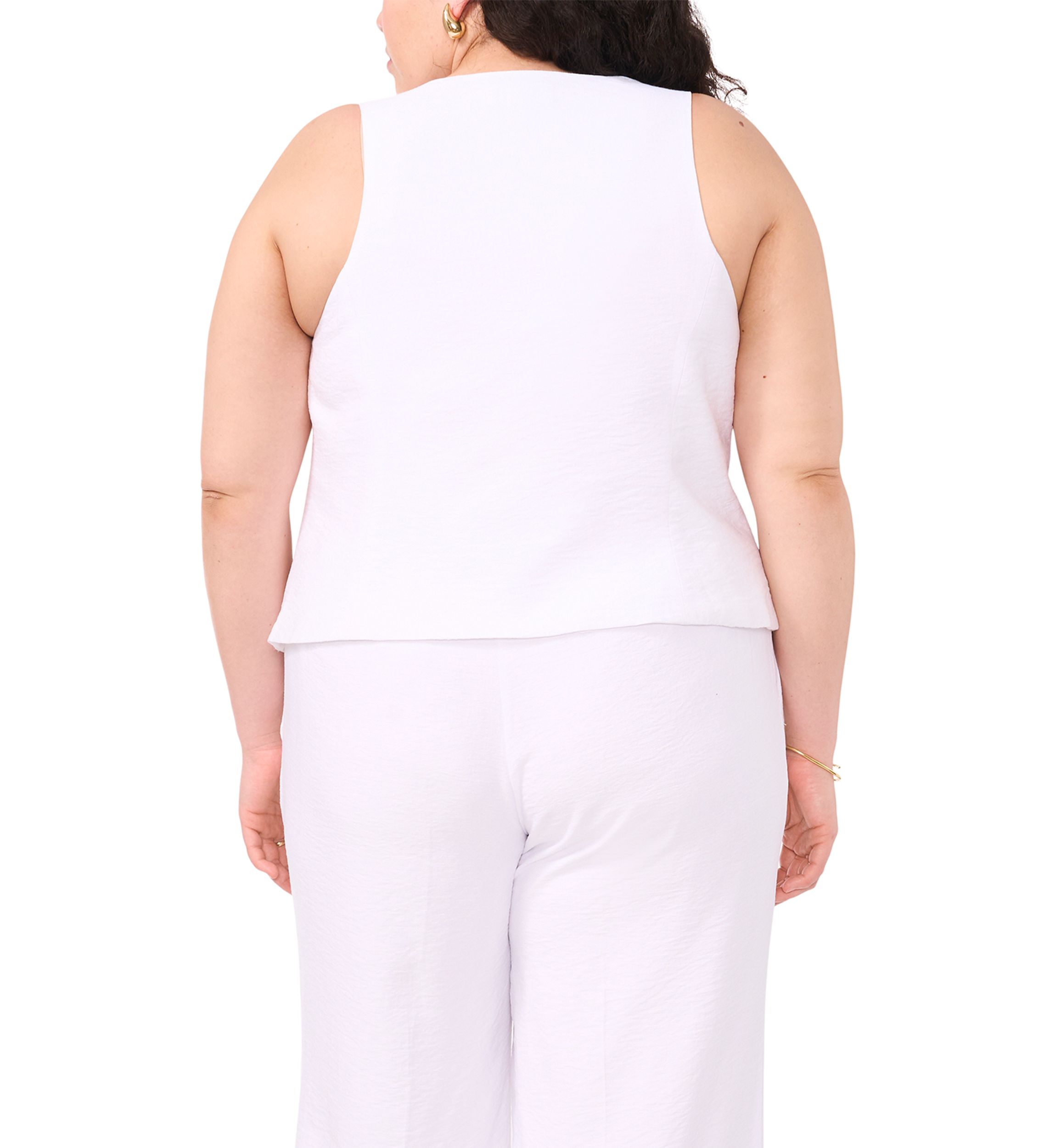 Plus Size Micro Vest