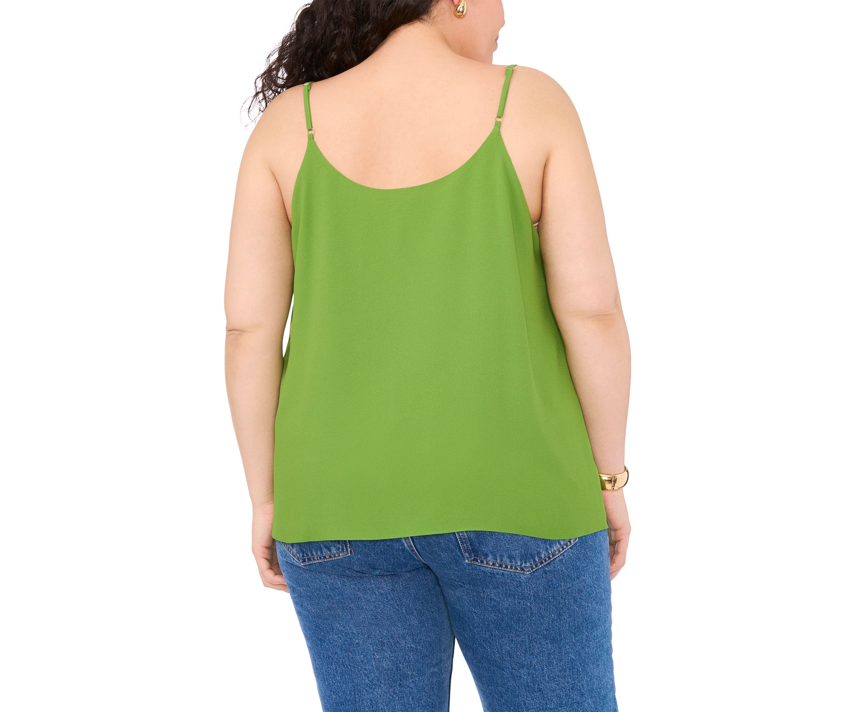 Plus Size Sheer Inset Cami