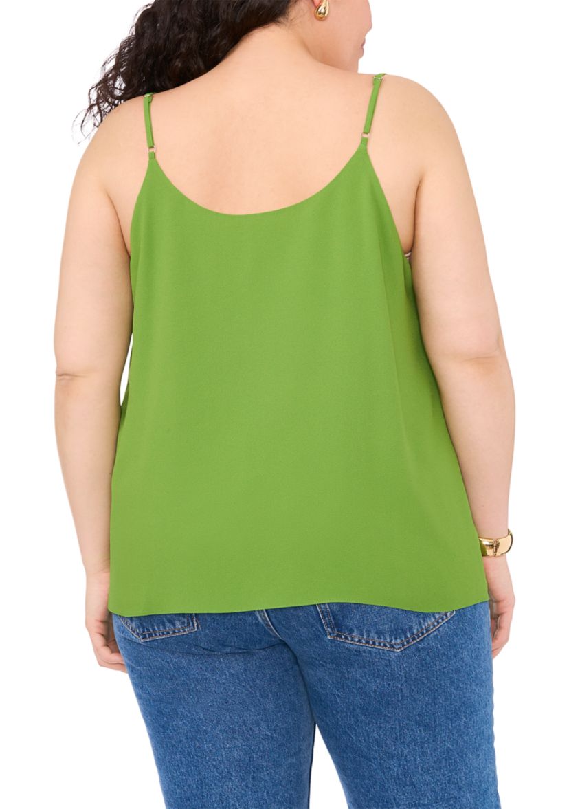 Plus Size Sheer Inset Cami