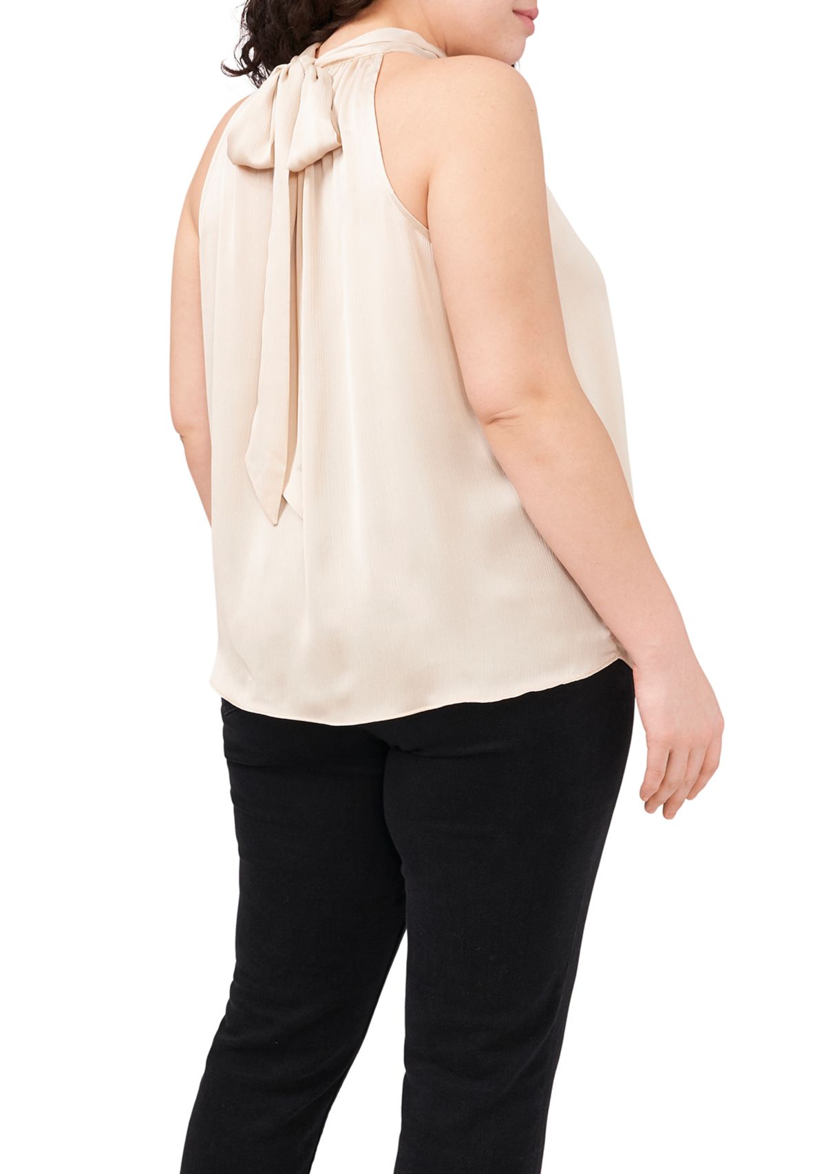 Plus Size Sleeveless Halter Top 