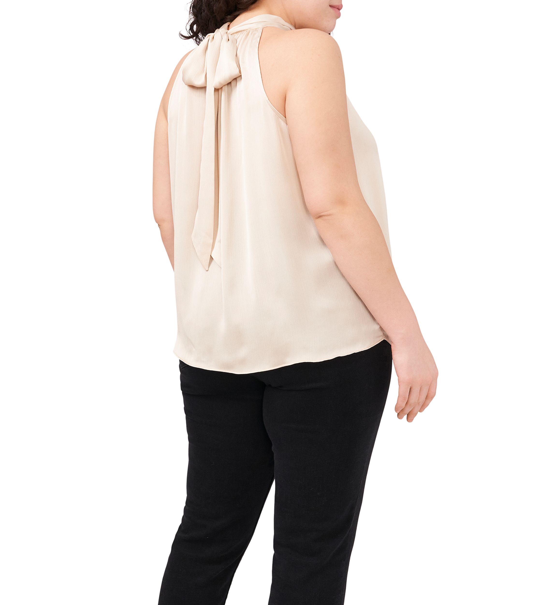 Plus Size Sleeveless Halter Top 
