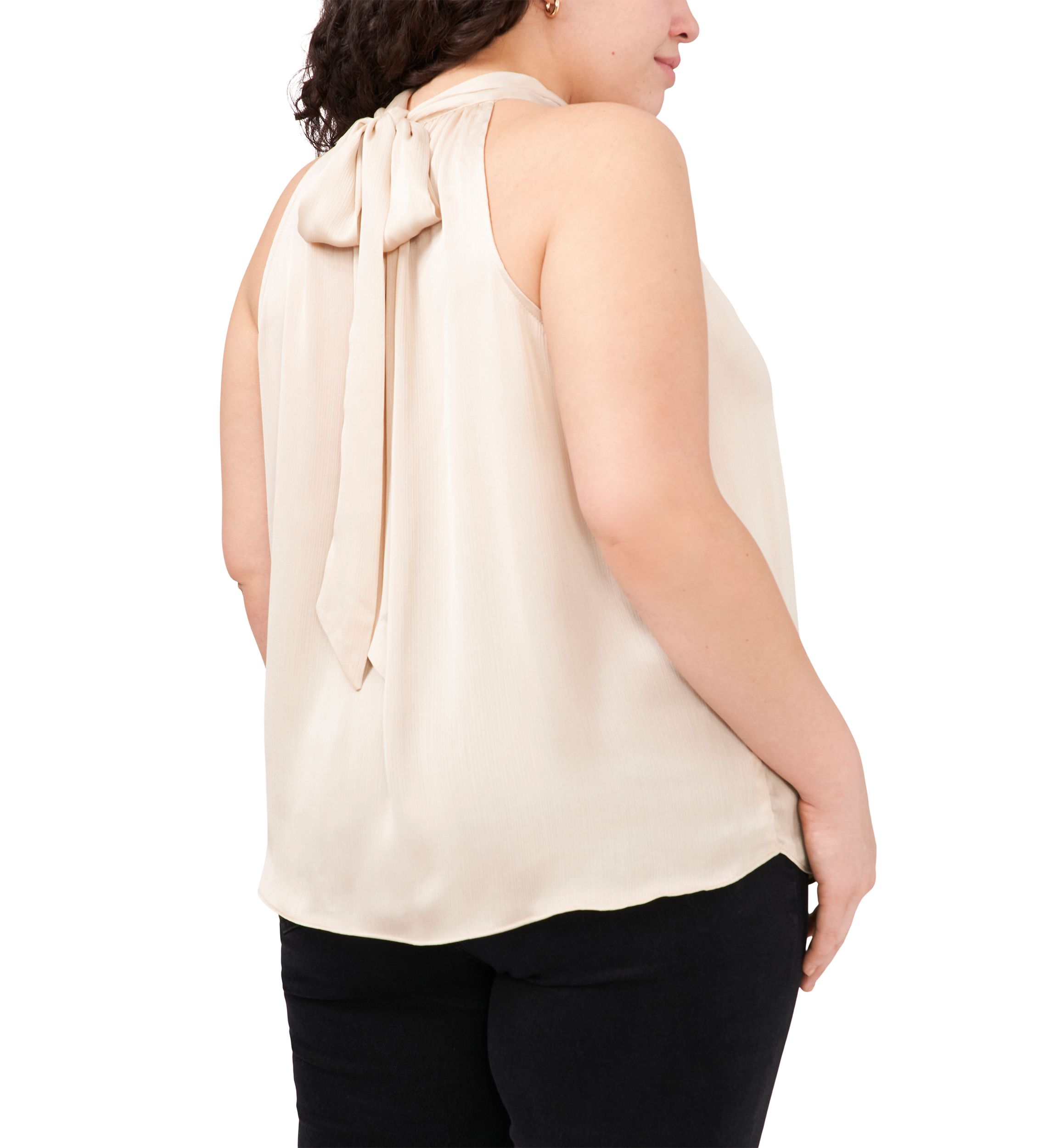 Plus Size Sleeveless Halter Top 
