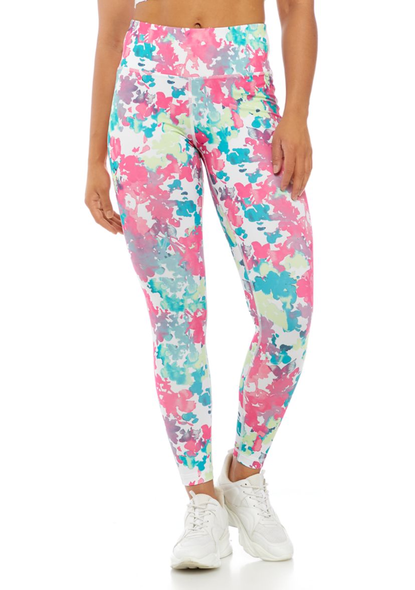 Womens Floral Printed Leggings
