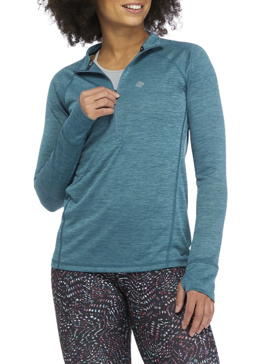 Space Dye Quarter Zip Sweatshirt 