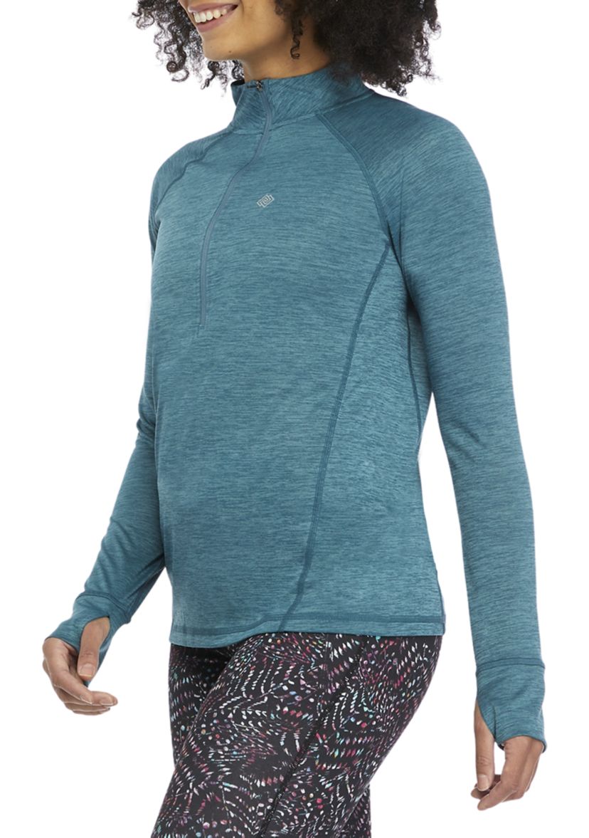 Space Dye Quarter Zip Sweatshirt 