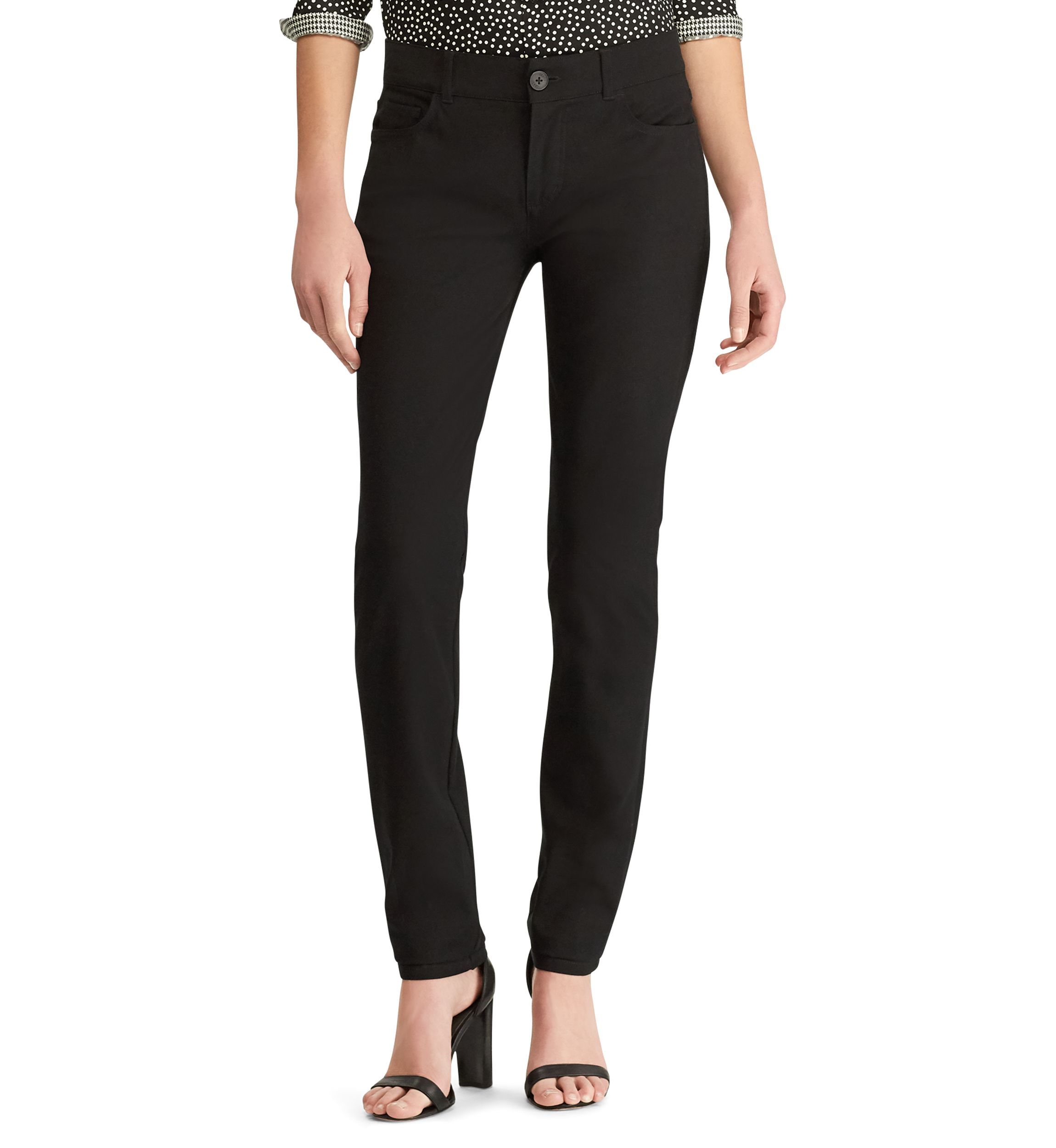 Womens Four Way Stretch Straight Fit Pants