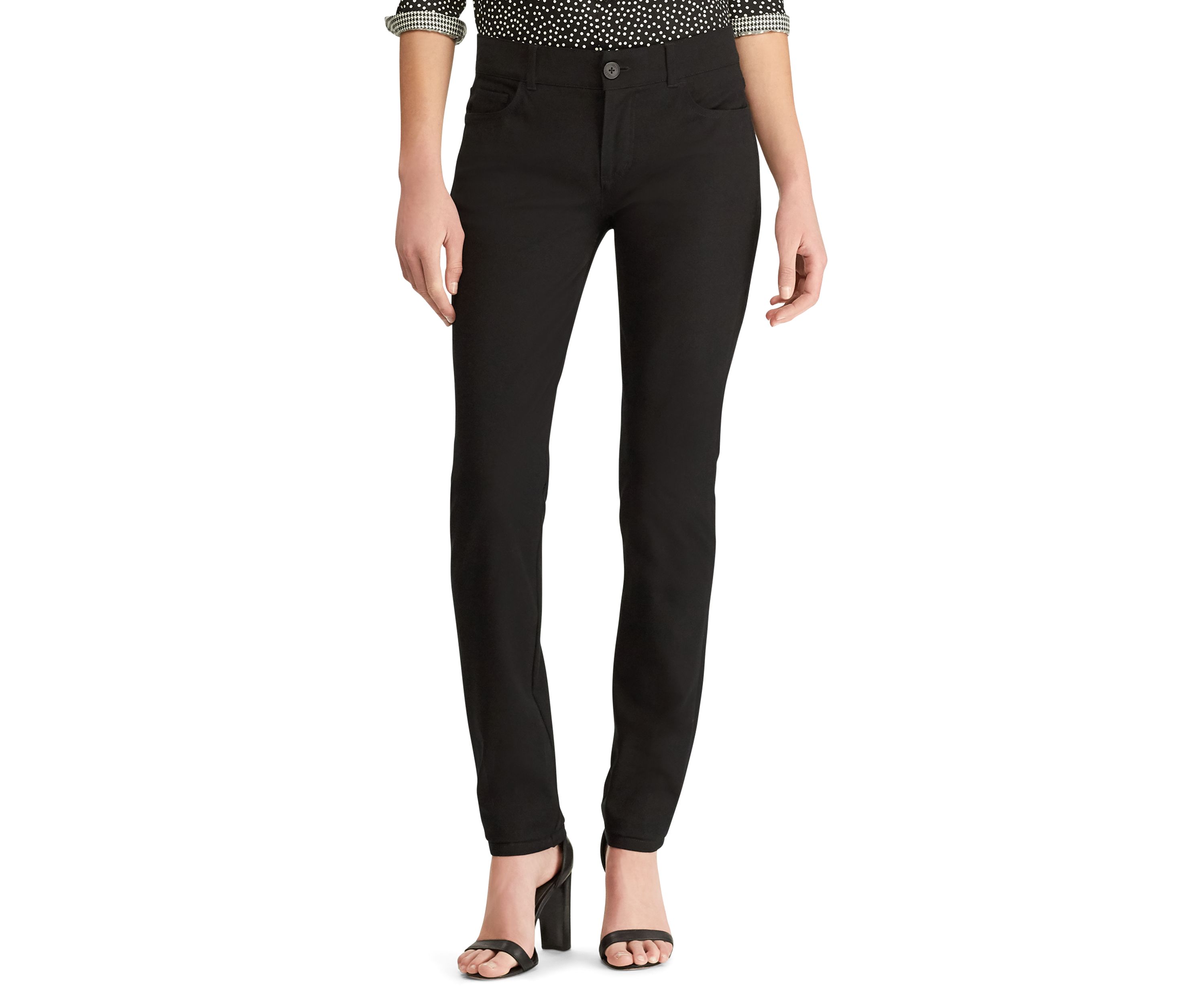 Womens Four Way Stretch Straight Fit Pants