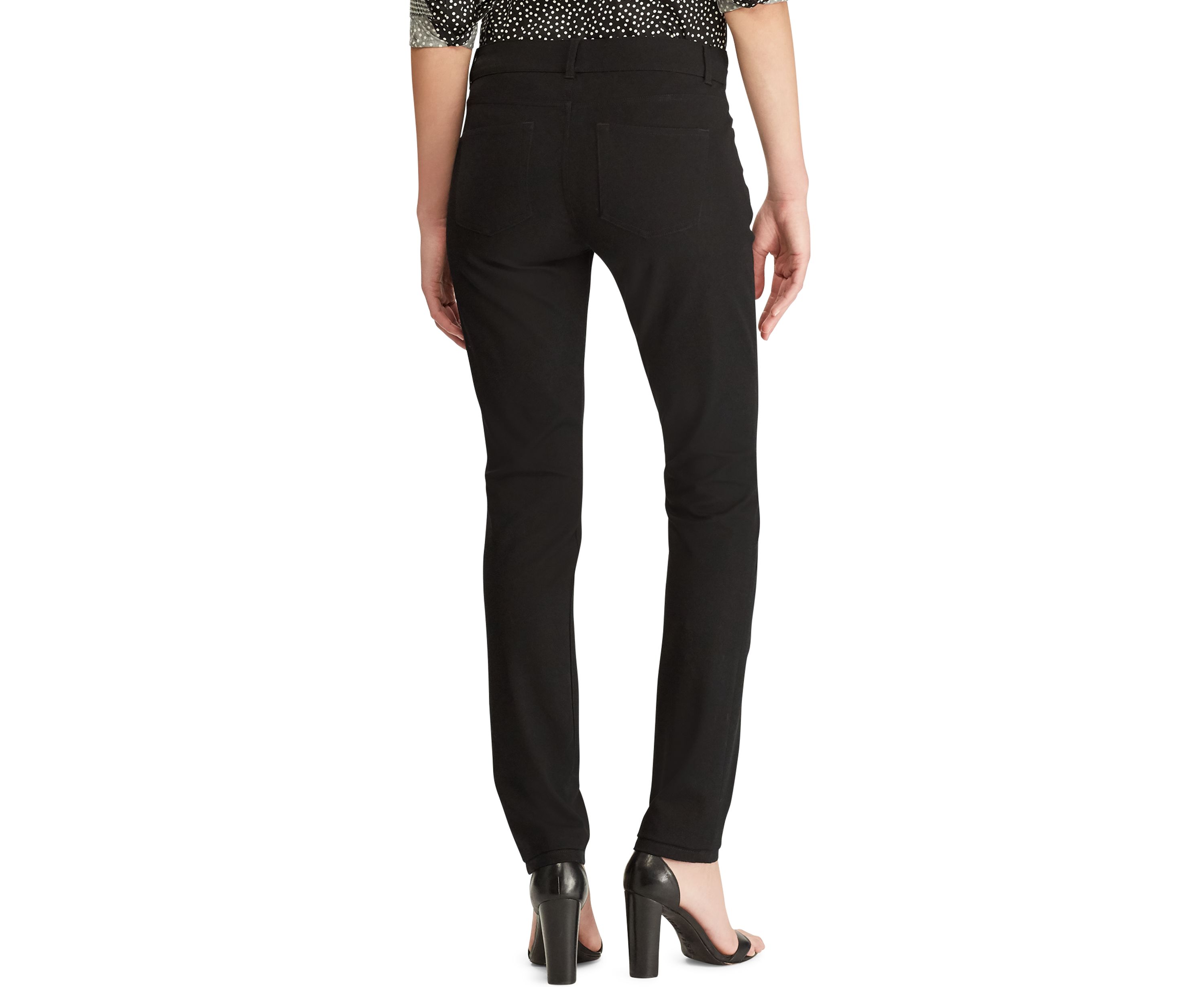 Womens Four Way Stretch Straight Fit Pants