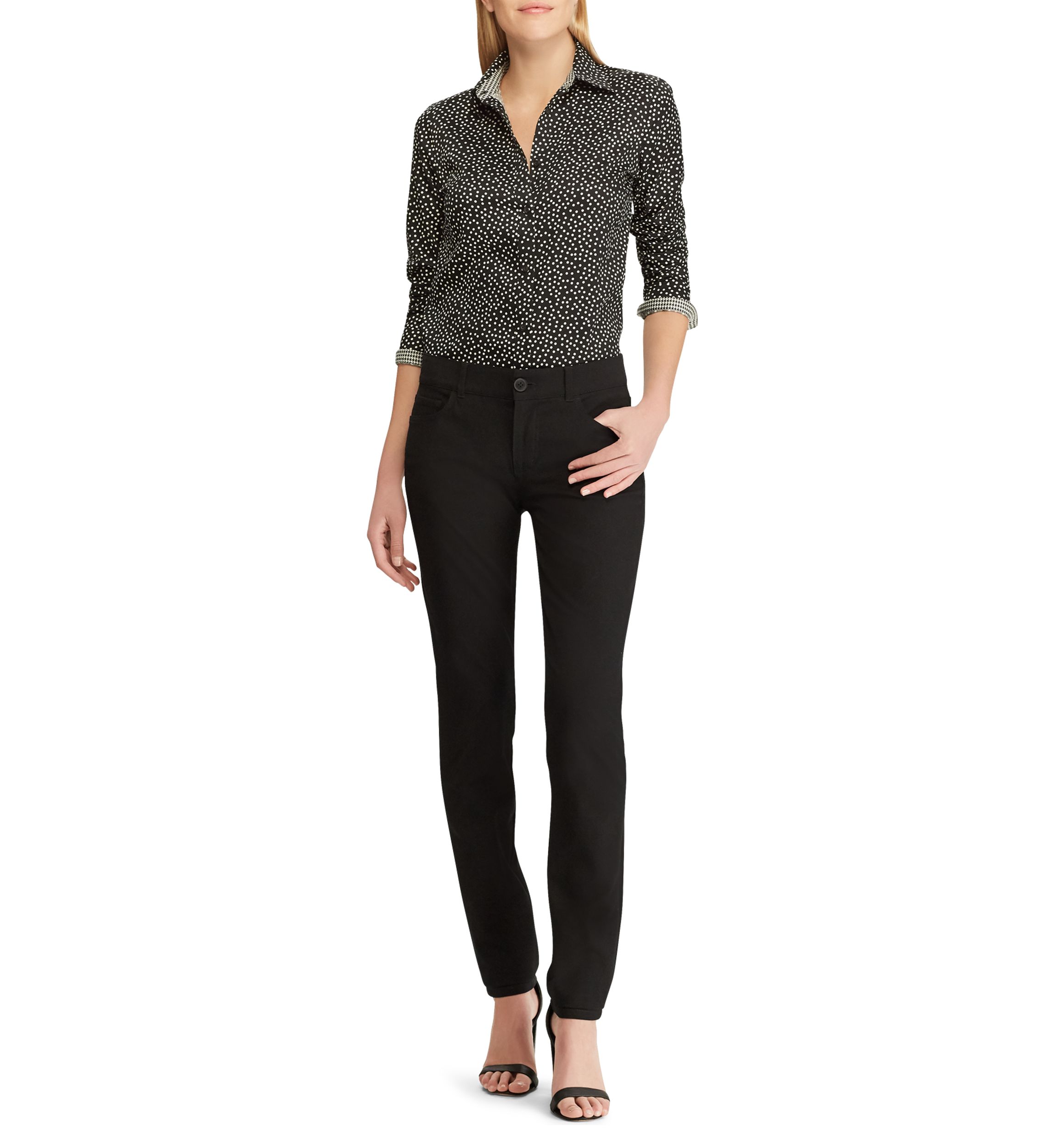 Womens Four Way Stretch Straight Fit Pants