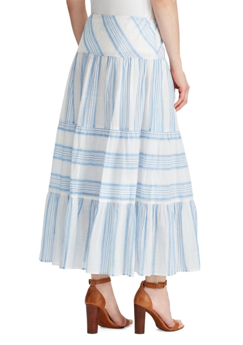 Tiered Cotton Skirt