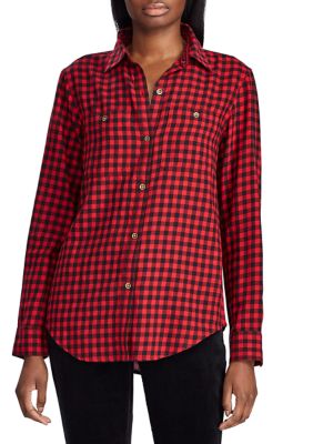 Chaps Women's Plaid Flannel Shirt | belk