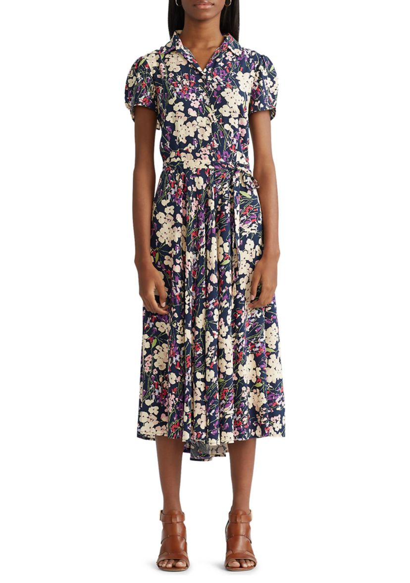 Womens Fit and Flare Shirtdress