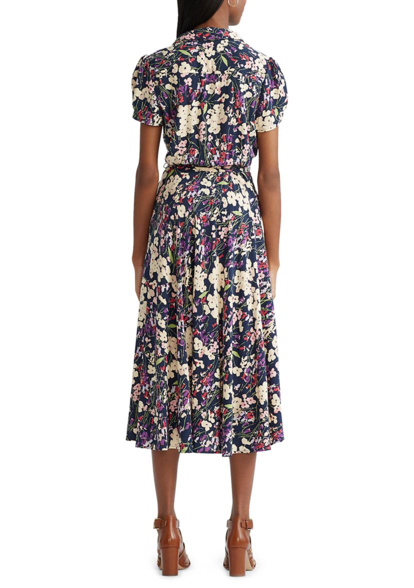Womens Fit and Flare Shirtdress