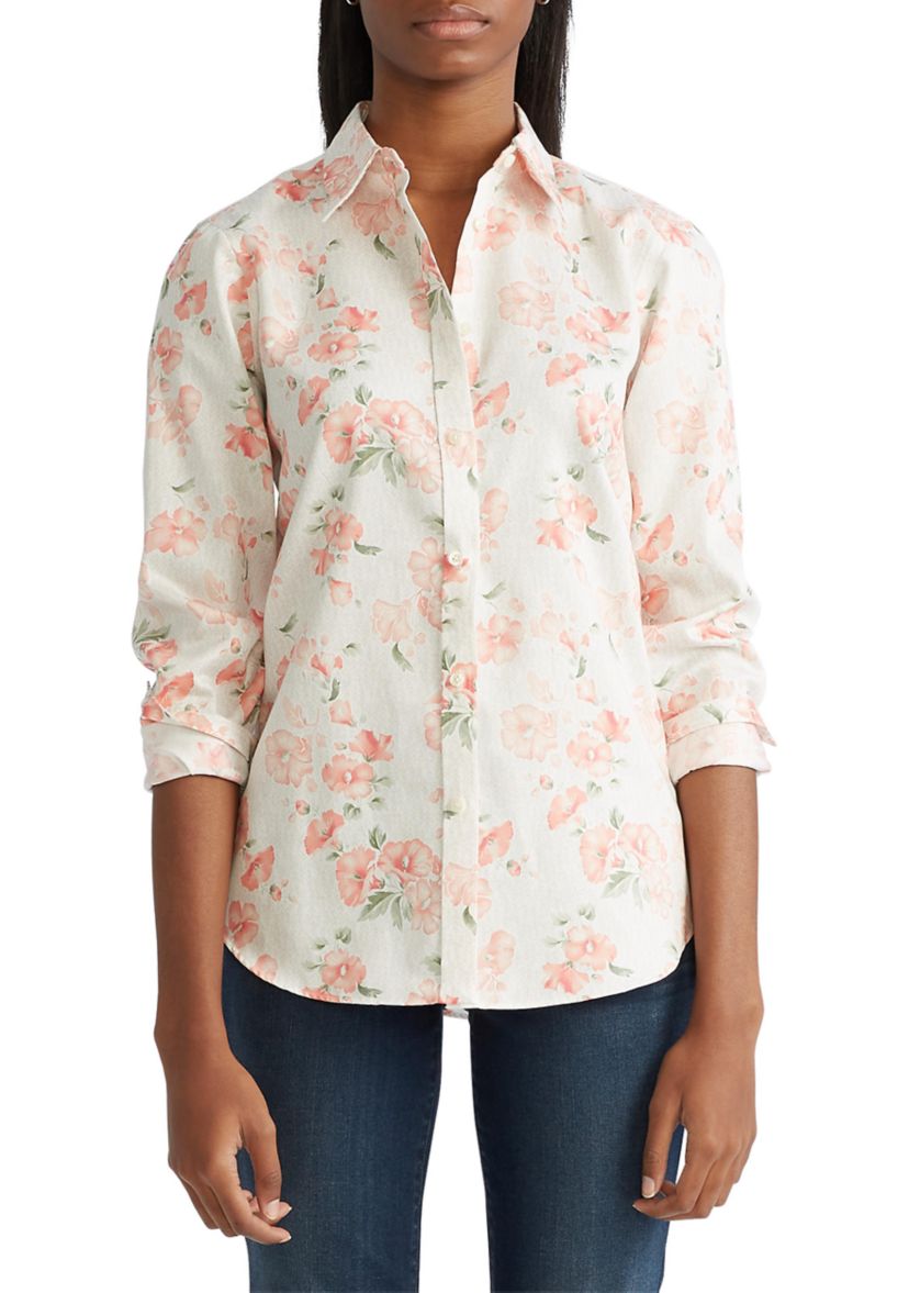 Floral Non Iron Shirt 