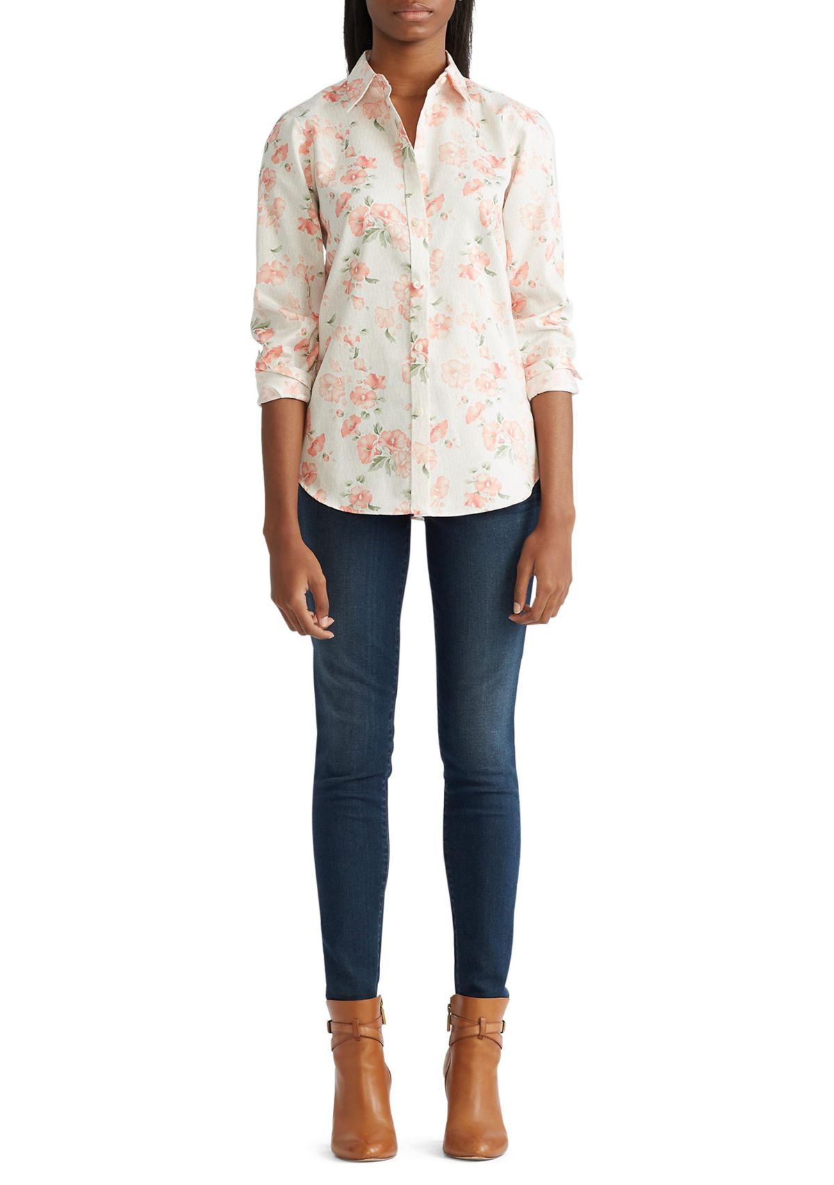 Floral Non Iron Shirt 