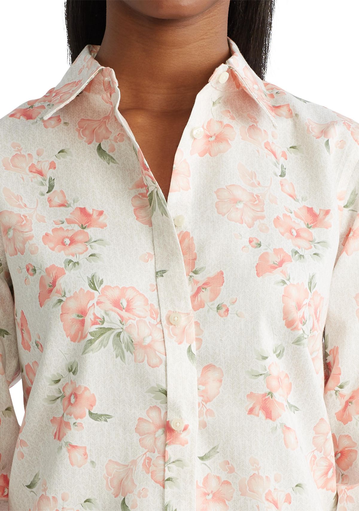 Floral Non Iron Shirt 