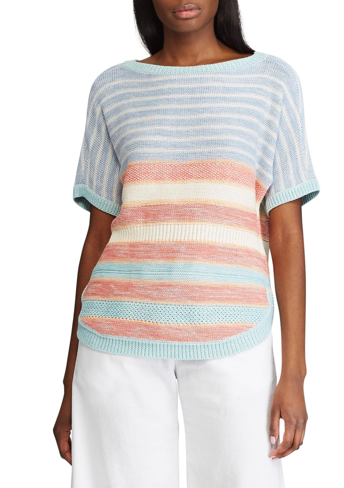 Petite Short Sleeve Sweater 