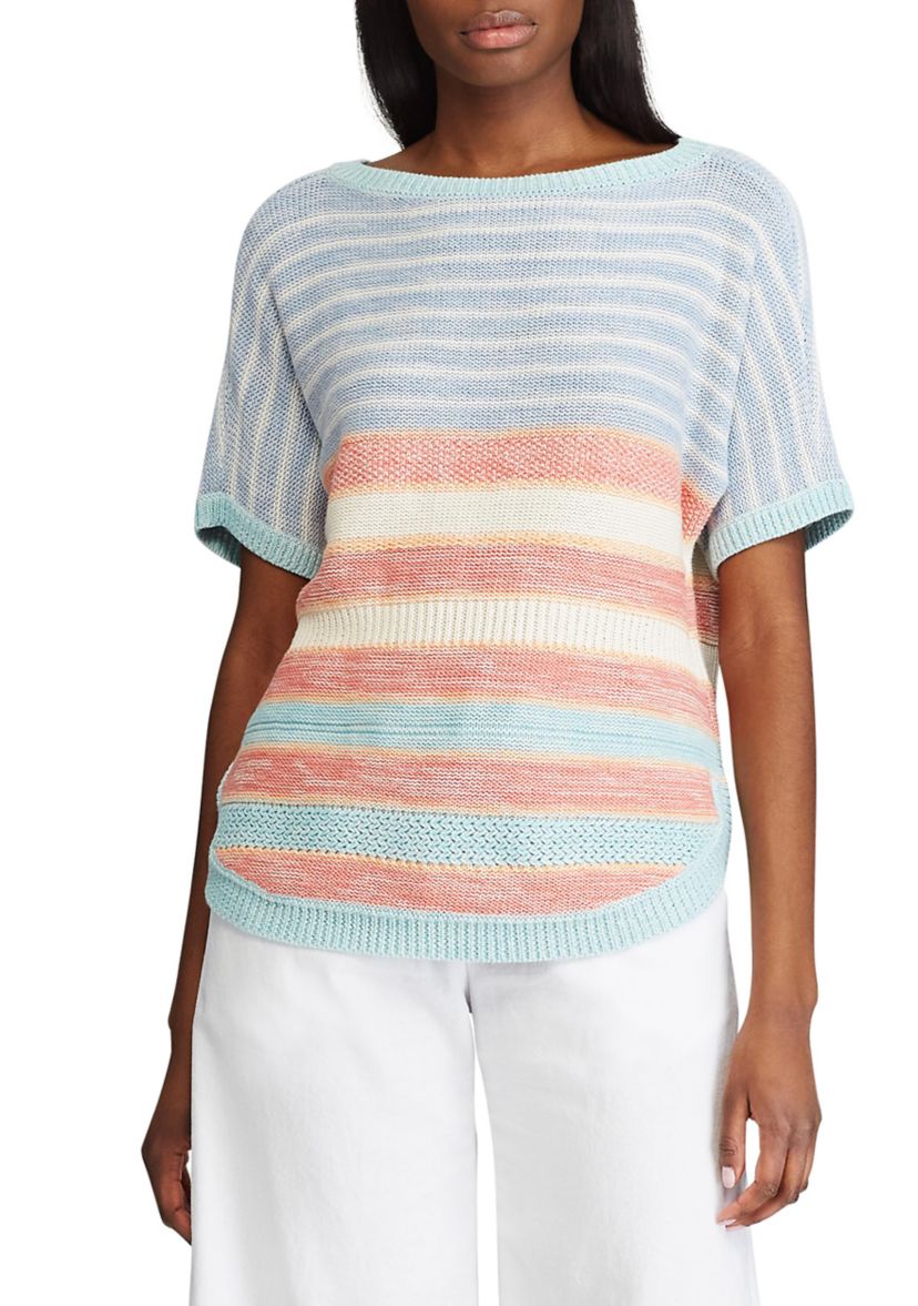 Petite Short Sleeve Sweater 