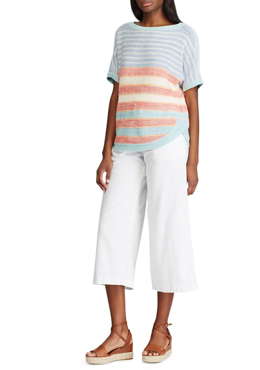 Petite Short Sleeve Sweater 