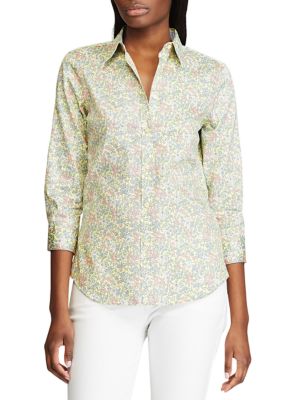 Lemon No Iron 3/4 Sleeve Shirt