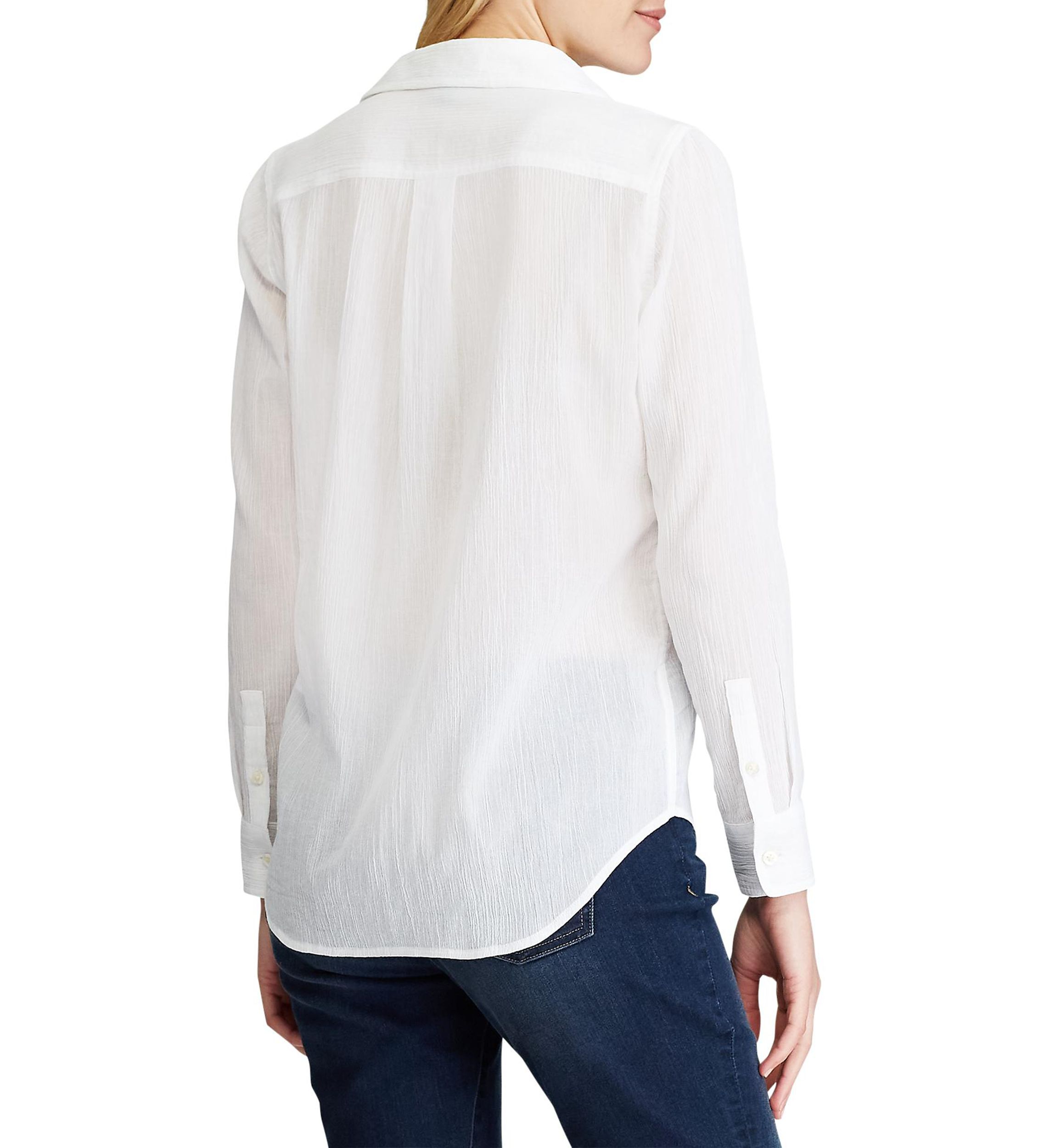 Chaps Petite Cotton Linen Button Down Shirt Belk — free download
