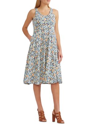 Chaps Petite Sleeveless Cotton Sundress | belk