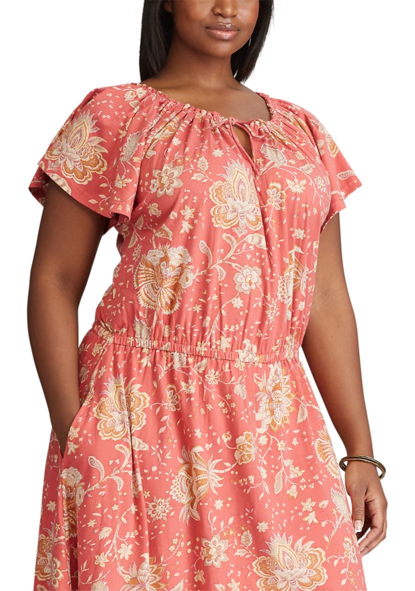 chaps jersey dress Plus Size Flutter-Sleeve Schnittmuster für ein Kleid