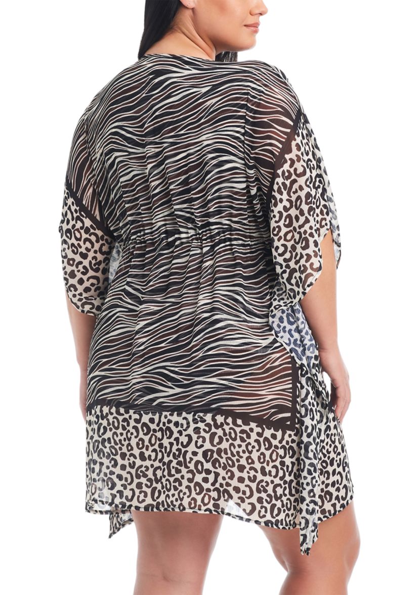 Animal Instinct Caftan Coverup 