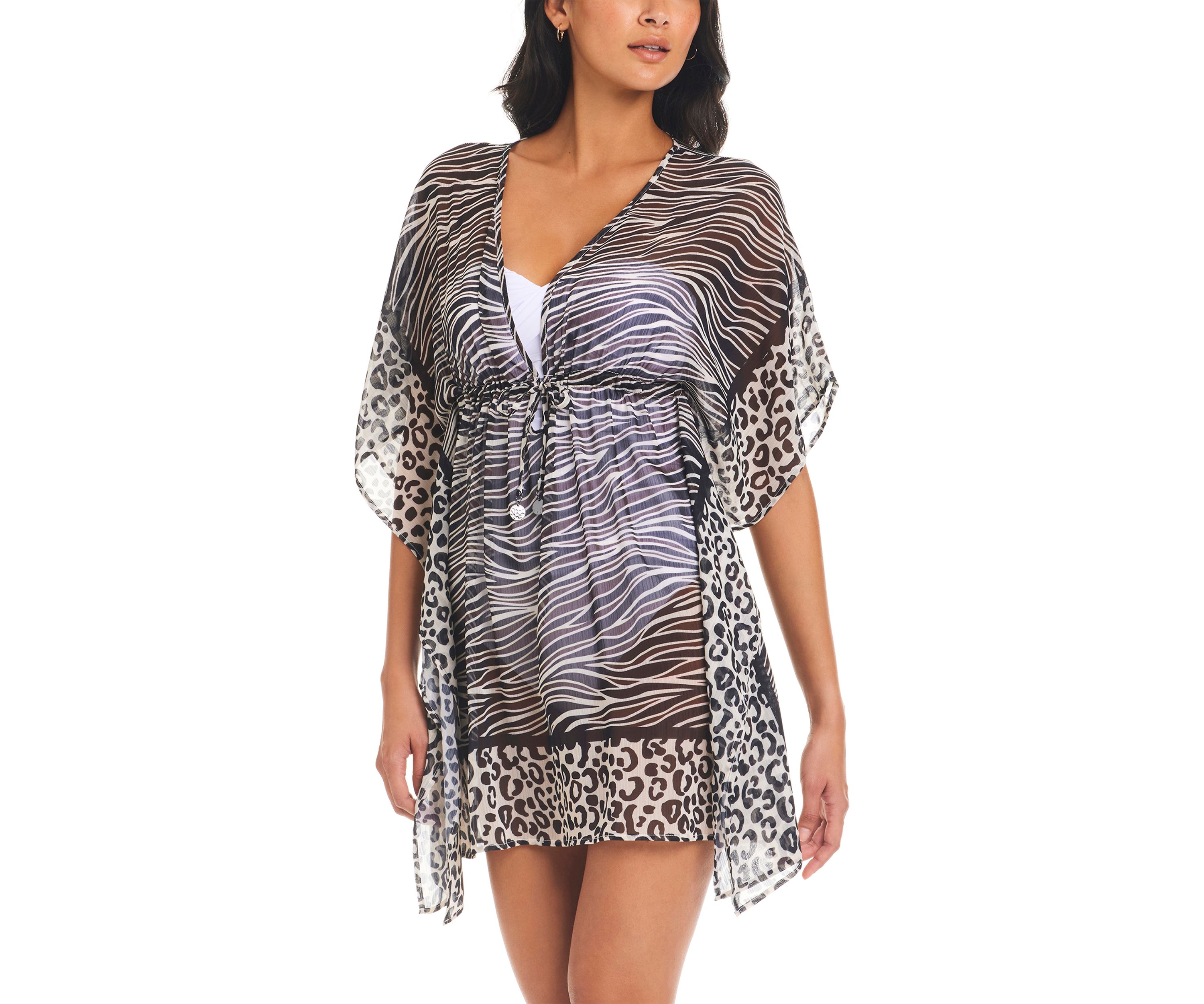 Animal Instinct Caftan Swim Cover Up