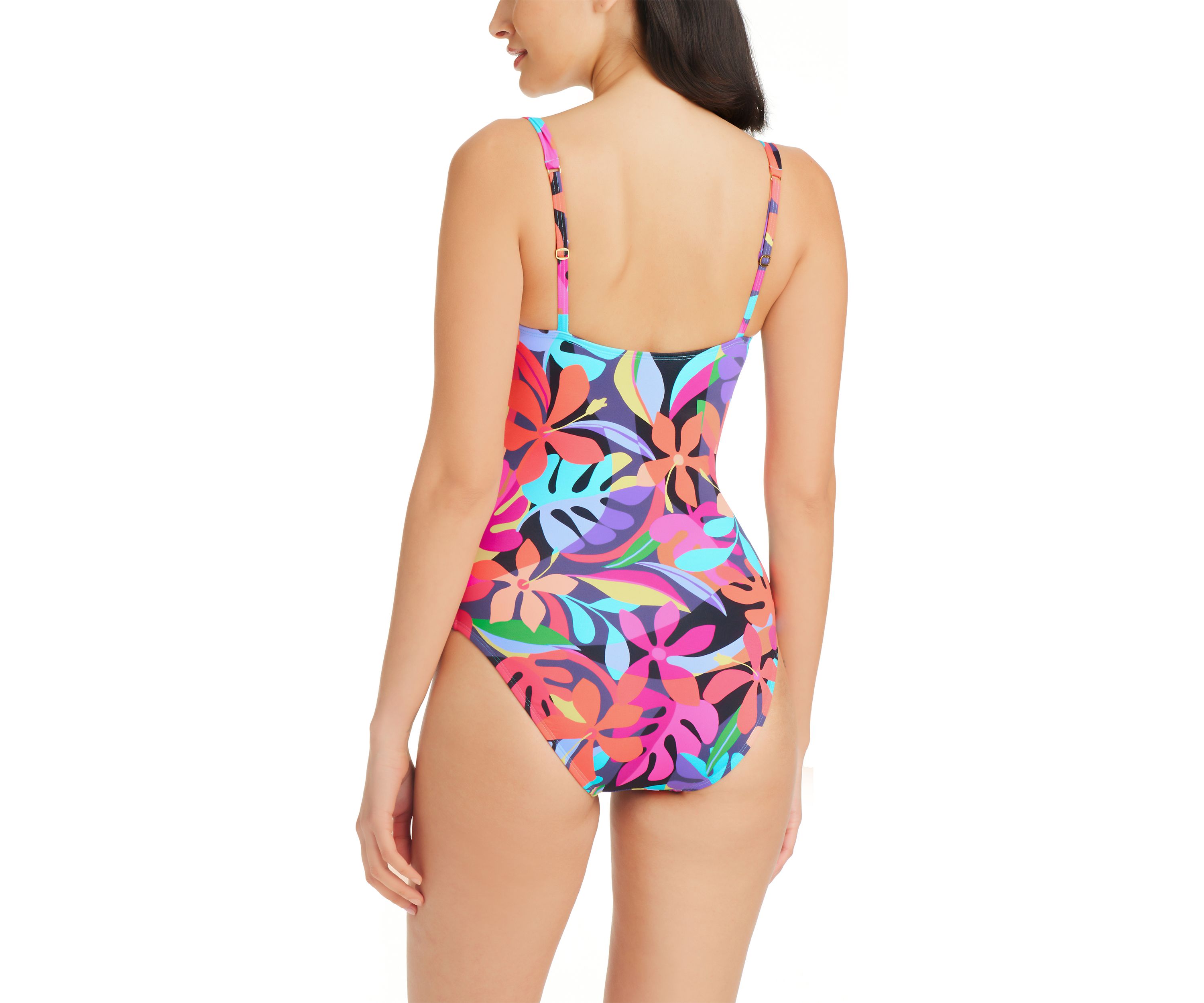 Bold Rush Shirred Underwire Mio Swimsuit