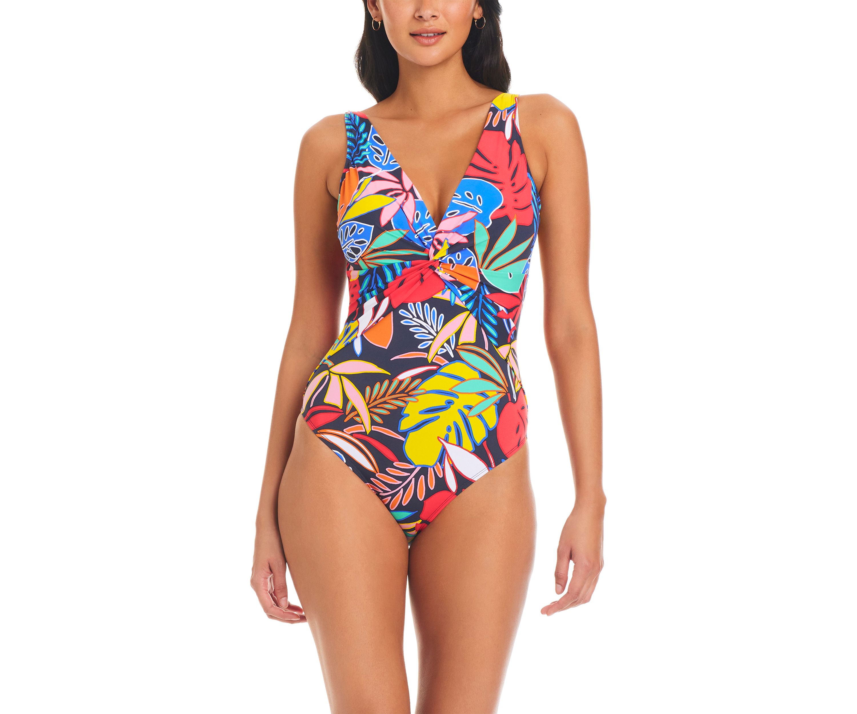 Color Field Draped Mio Swimsuit