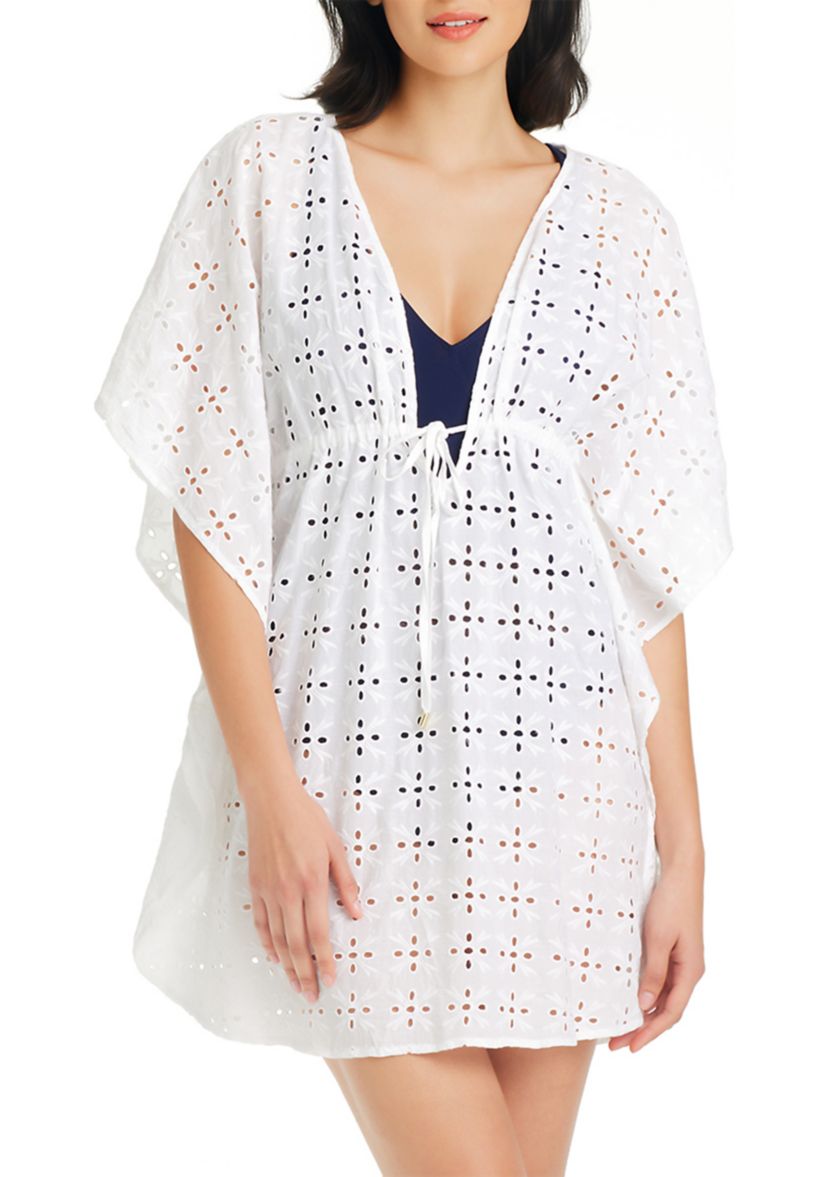 Eyes Wide Open Cotton Caftan Swim Cover Up