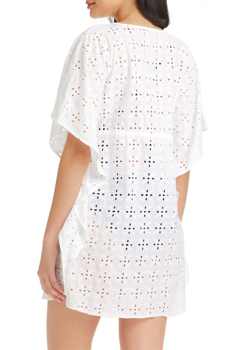 Eyes Wide Open Cotton Caftan Swim Cover Up