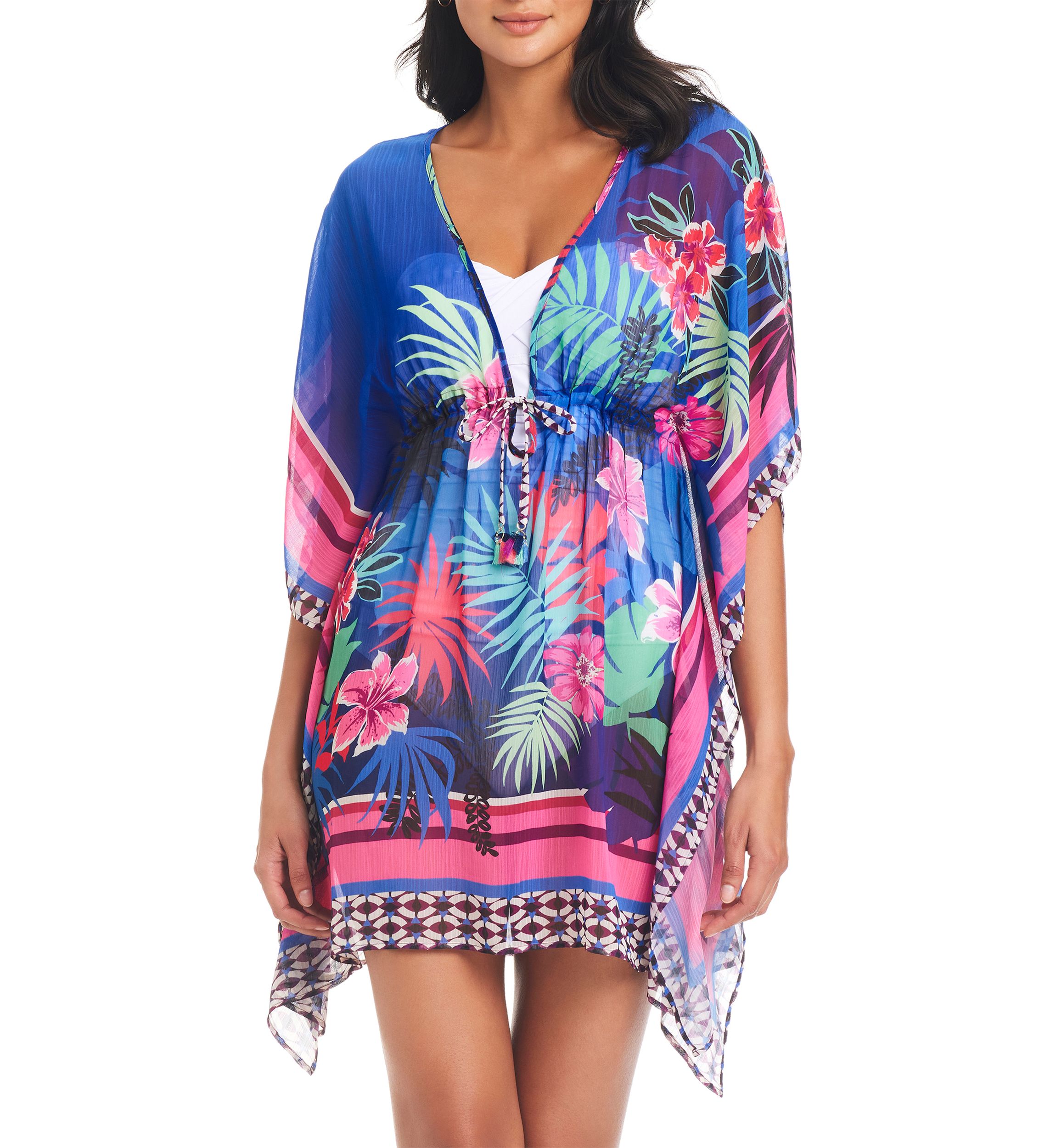 Hawaiian Punch Caftan Swim Cover Up