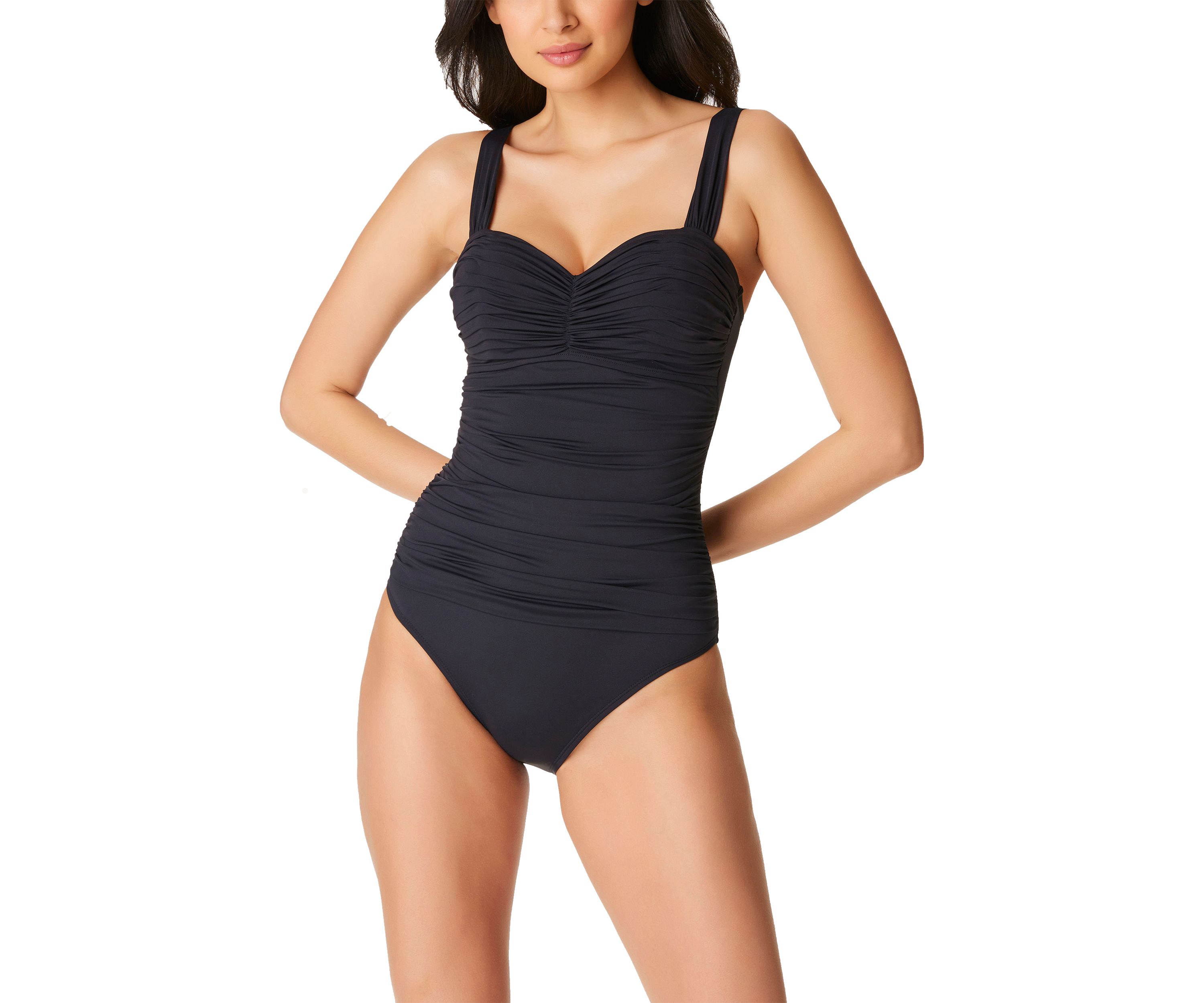 Kore Shirred Bandeau Mio Swimsuit 