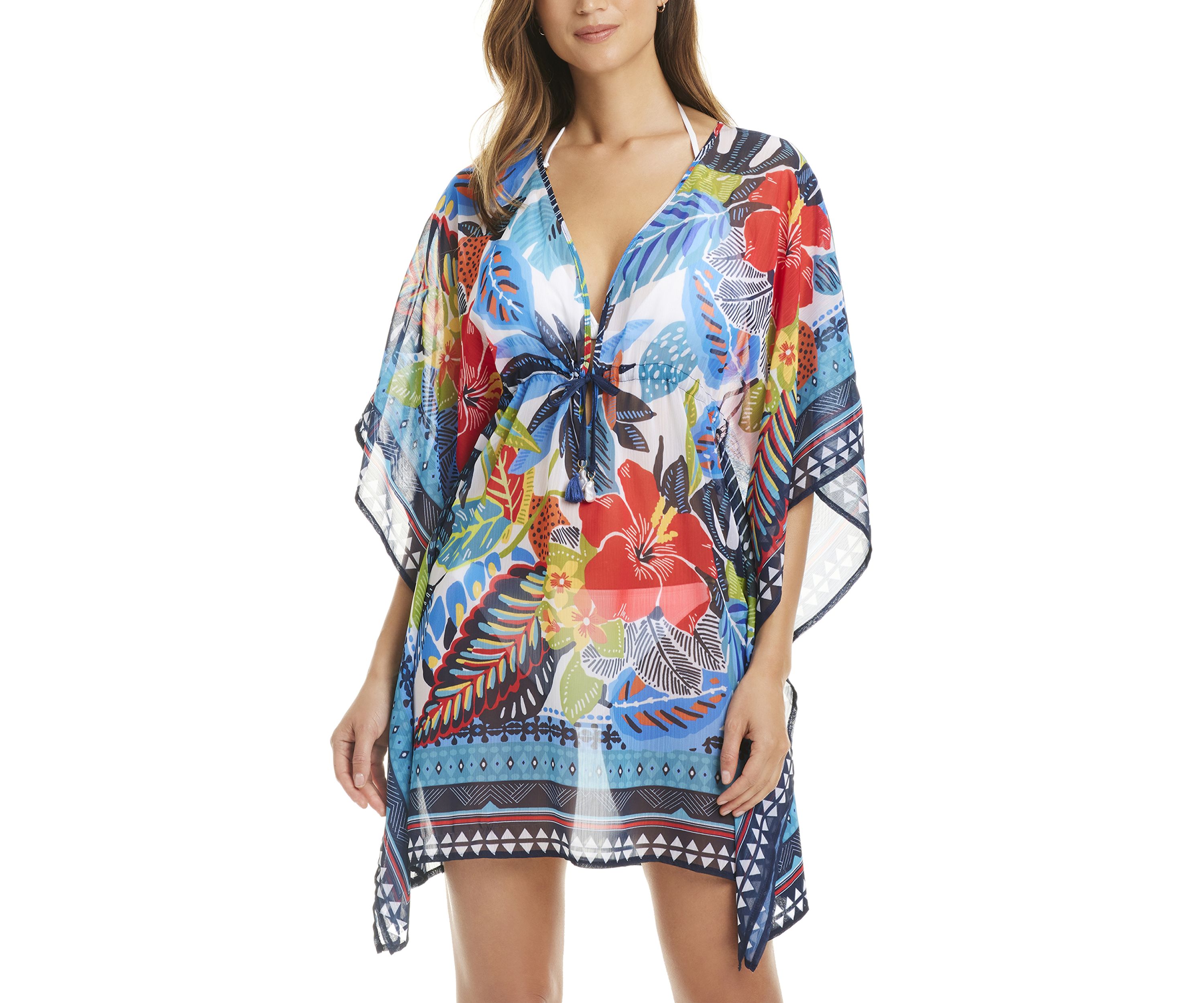 The Living is Easy Caftan Swim Coverup