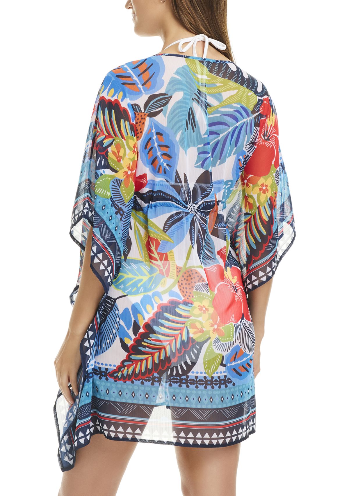 The Living is Easy Caftan Swim Coverup