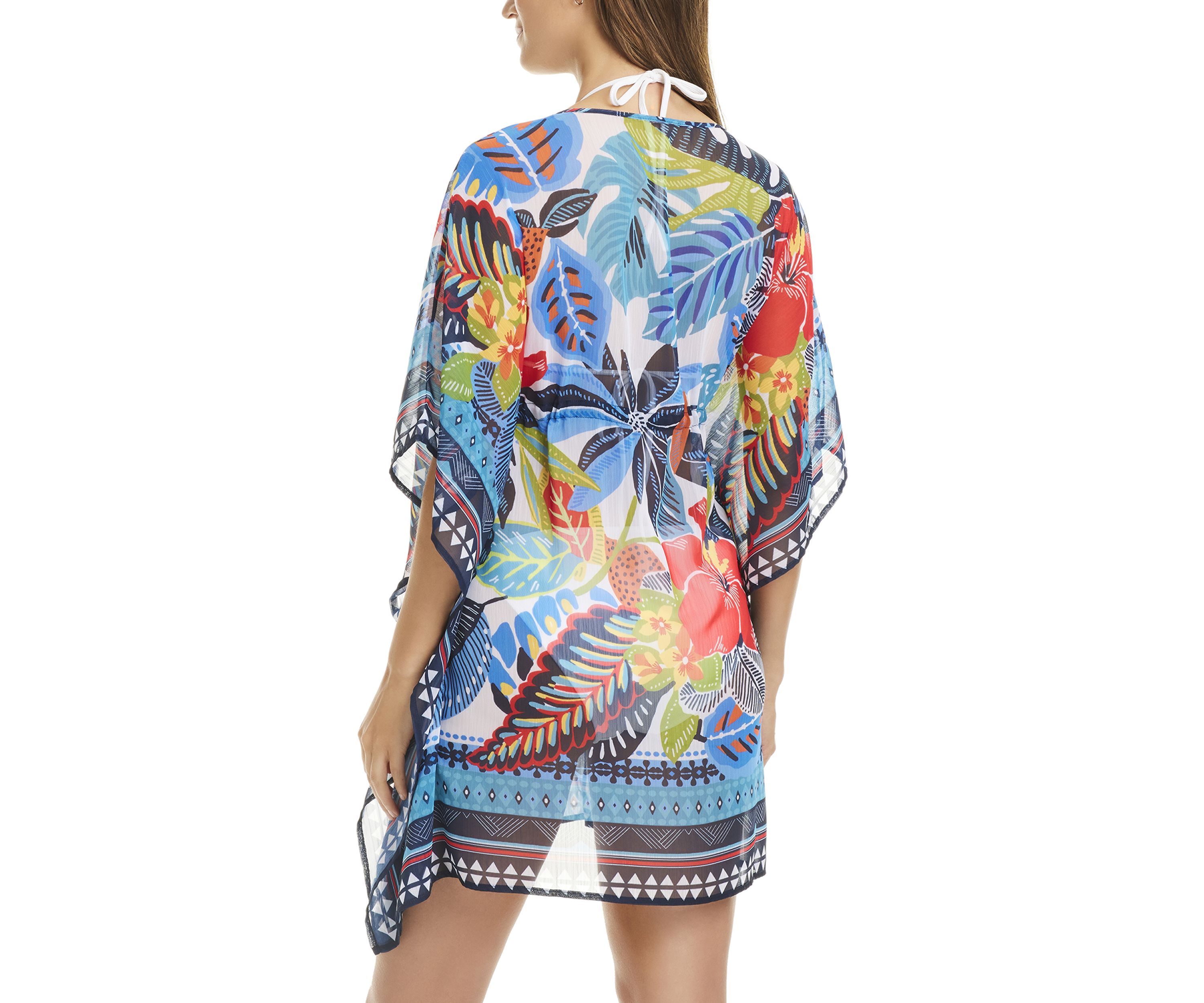 The Living is Easy Caftan Swim Coverup