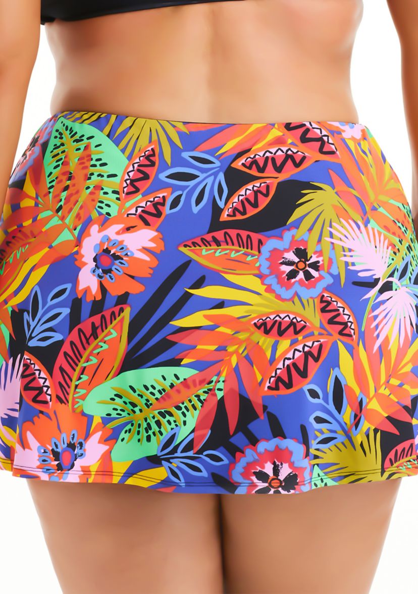 Night Safari Skirted Hipster Swim Bottoms