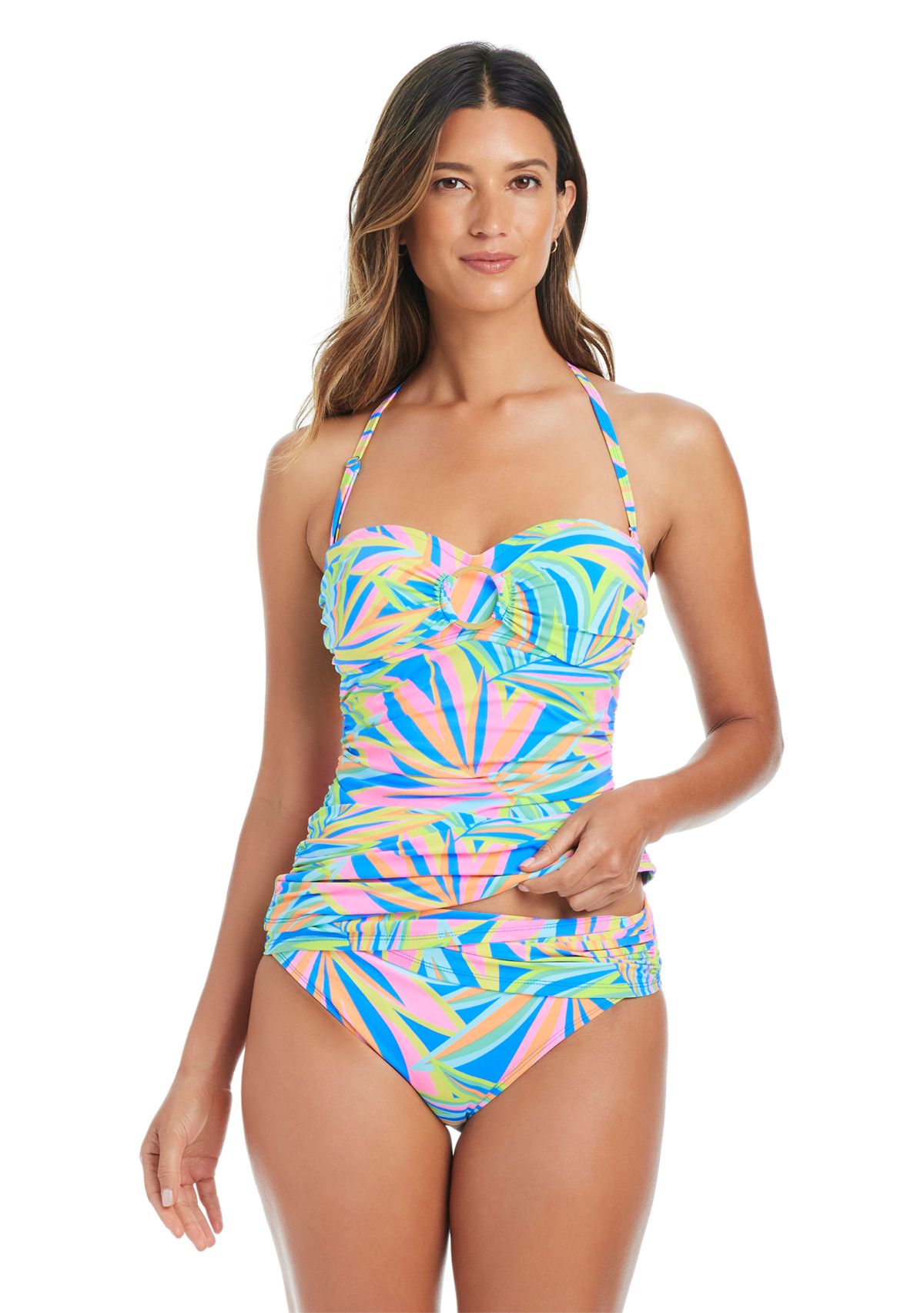 On The Bright Side Sarong Hipster Swim Bottoms