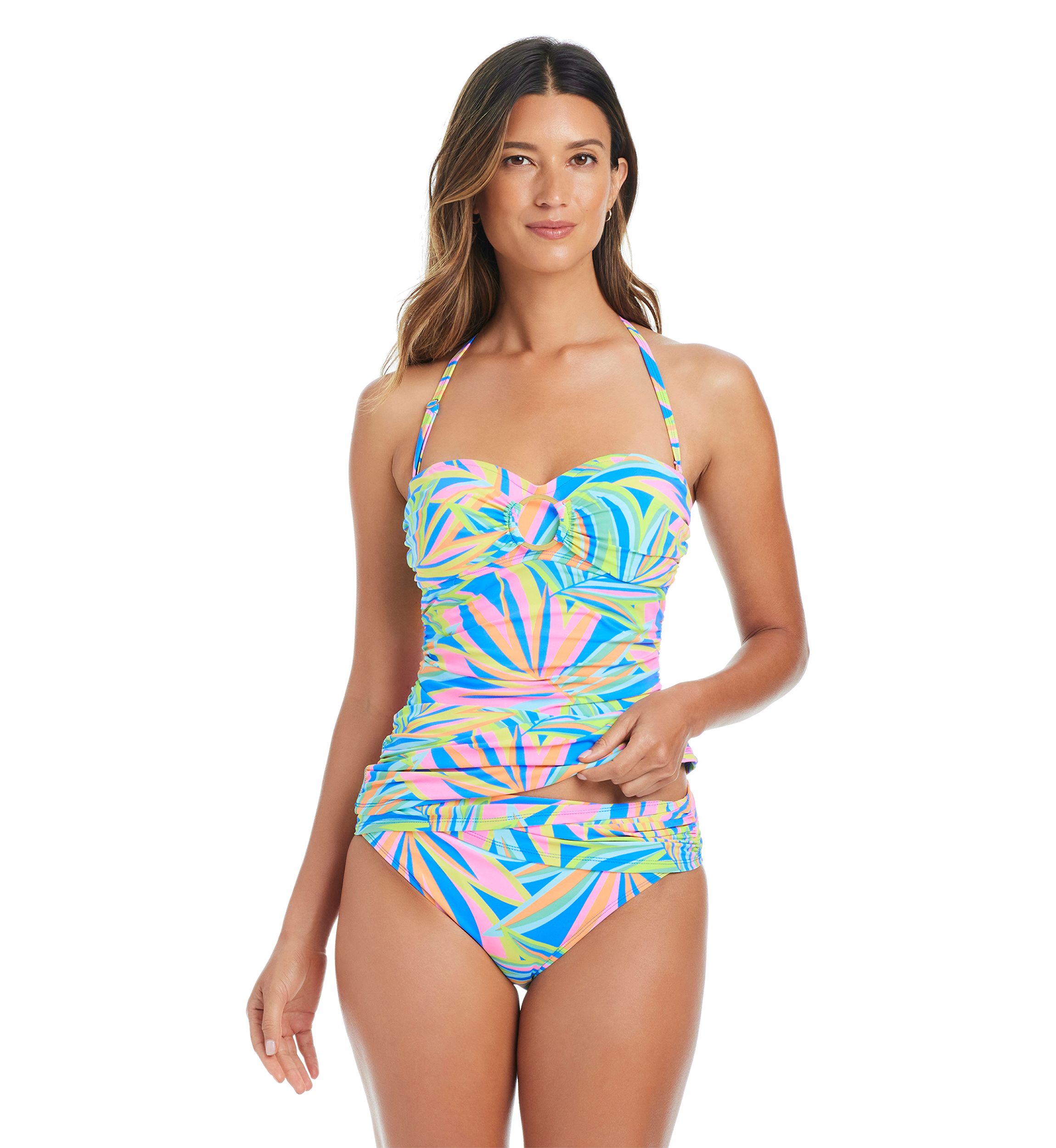 On The Bright Side Sarong Hipster Swim Bottoms