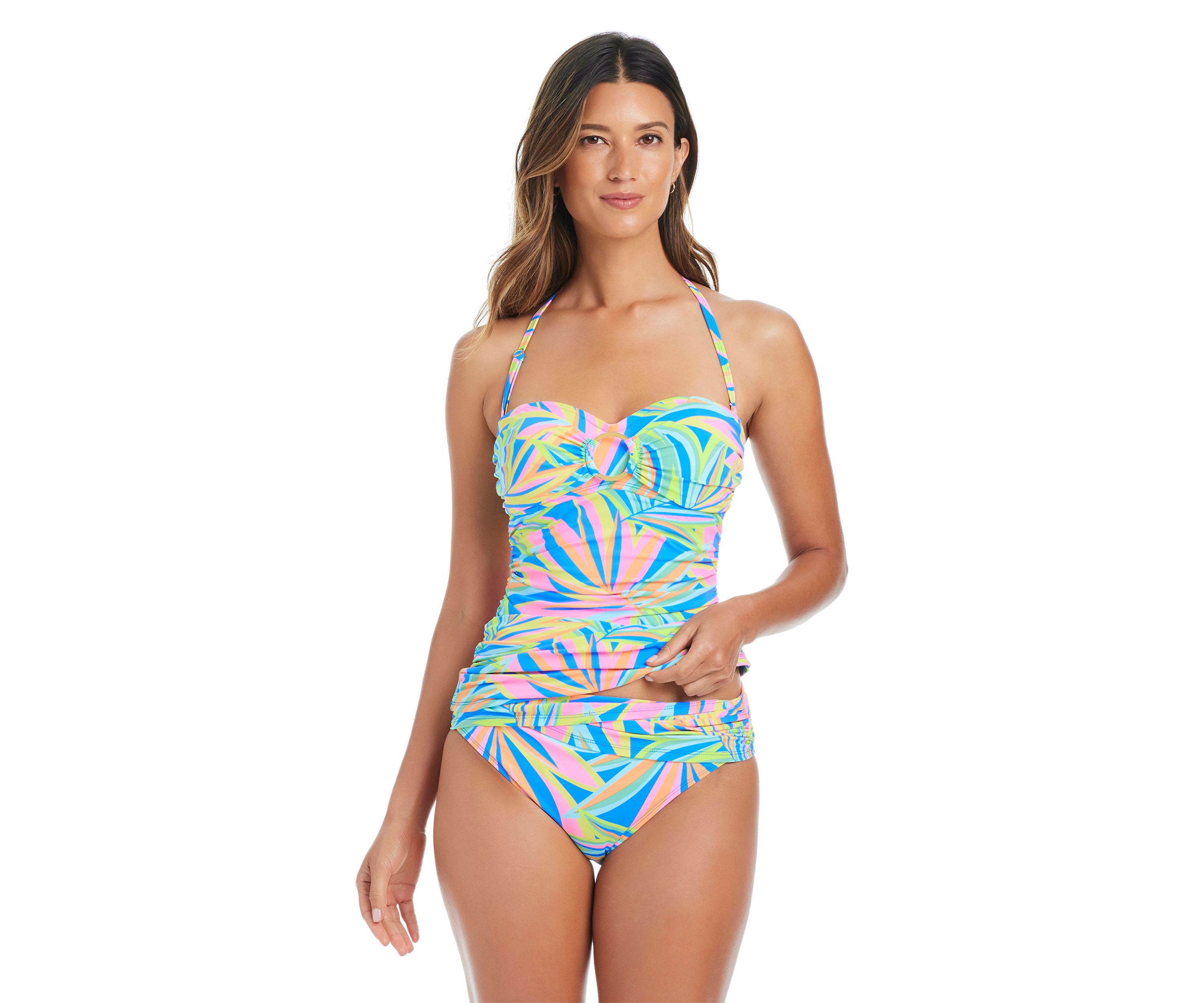 On The Bright Side Sarong Hipster Swim Bottoms