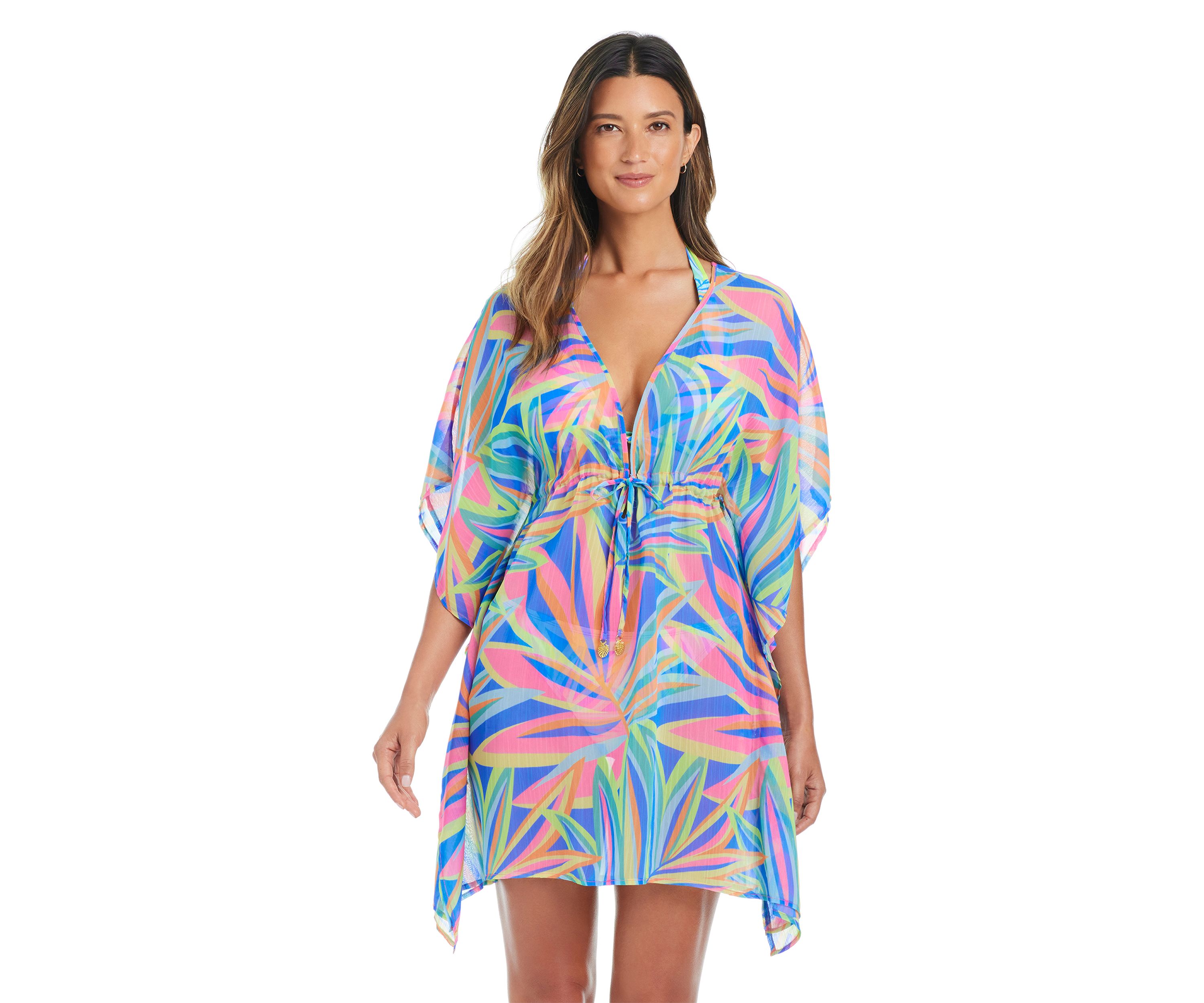 On The Bright Side Chiffon Caftan Coverup