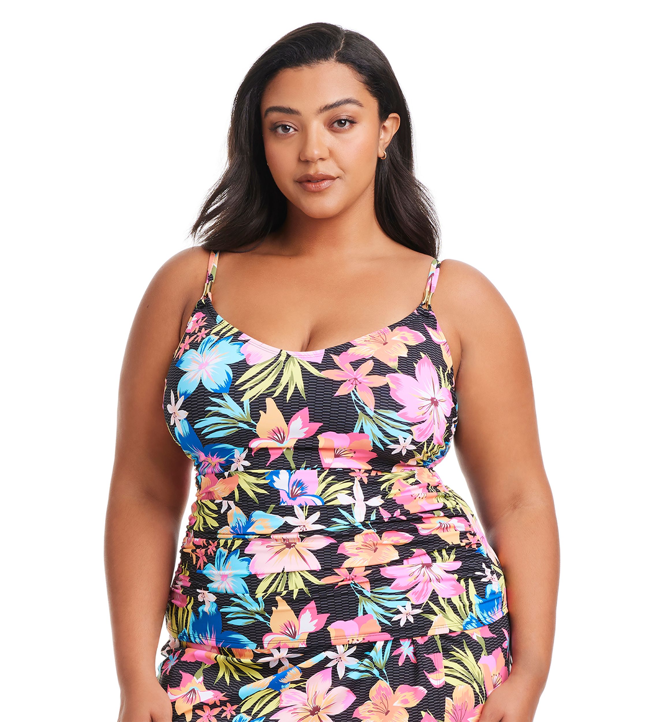 Sweet Escape Draped Skirted Hipster Swim Bottom