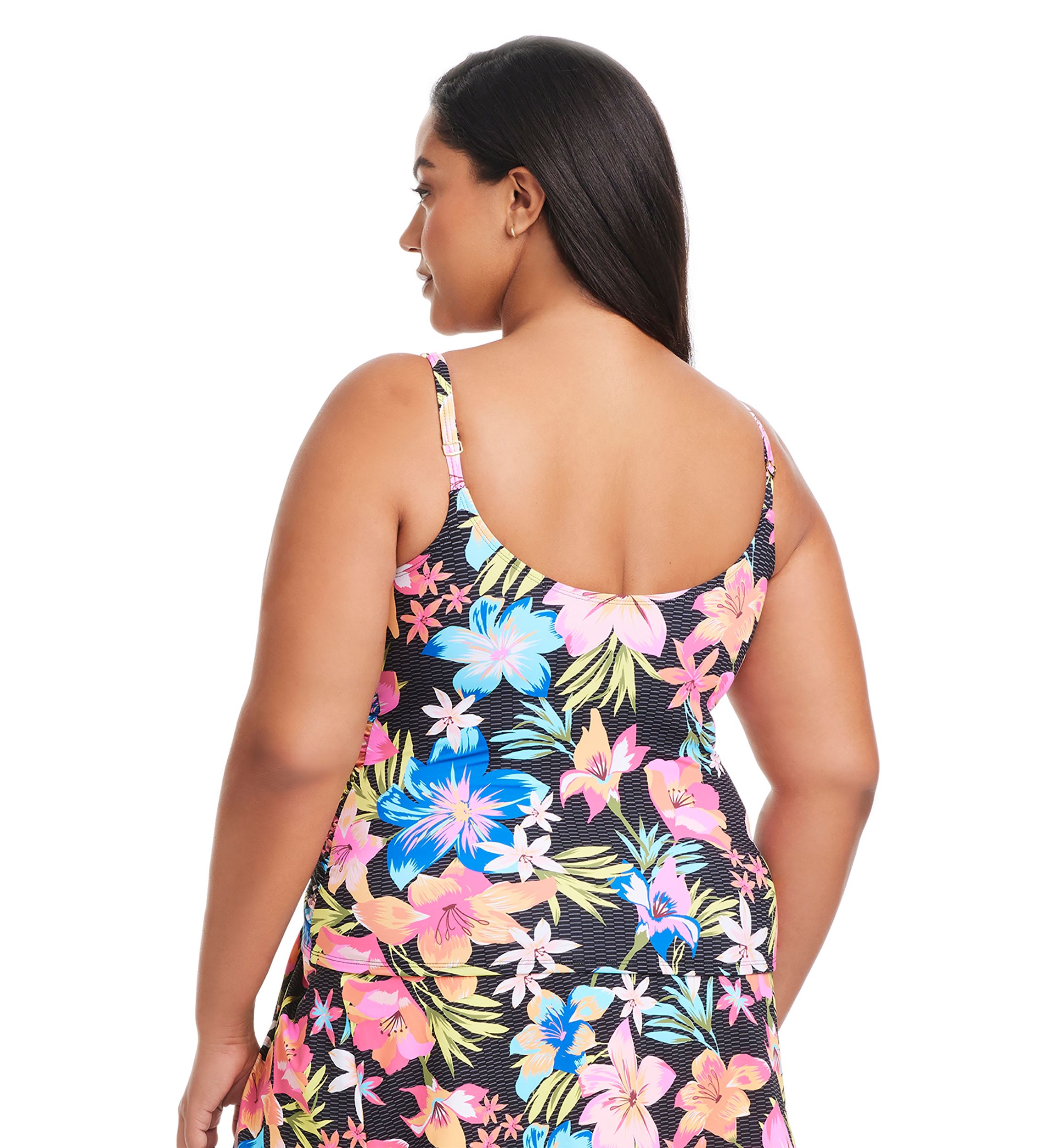 Sweet Escape Draped Skirted Hipster Swim Bottom