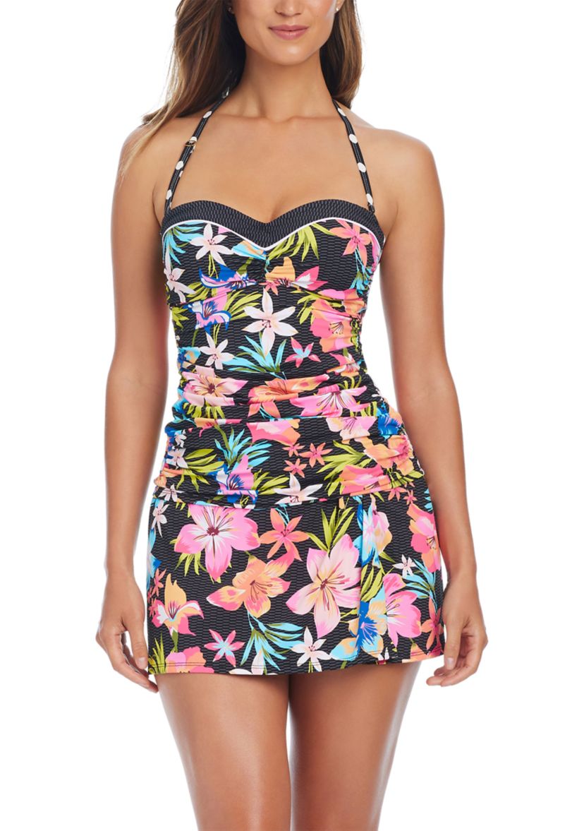 Sweet Escape Draped Swim Skirt